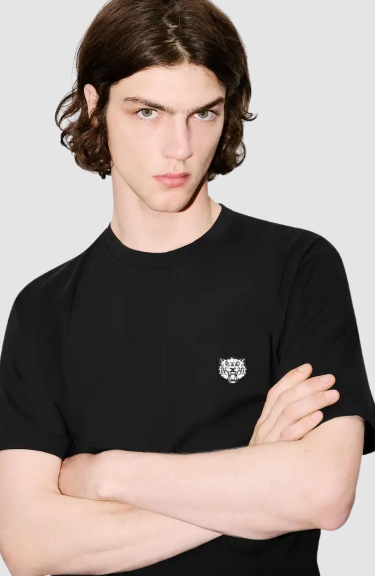 KENZO Happy Tiger embroidered T-shirt