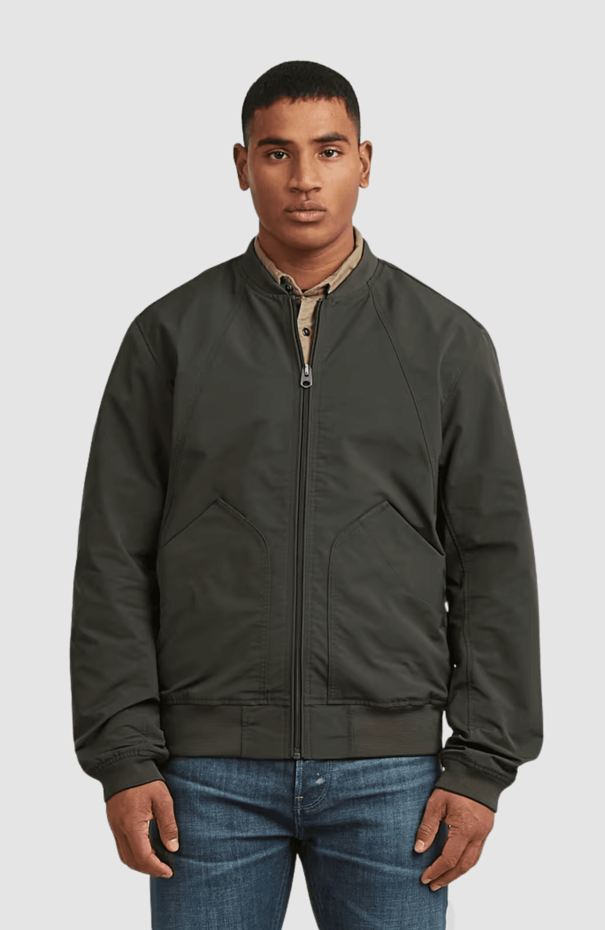 Unpadded bomber jkt