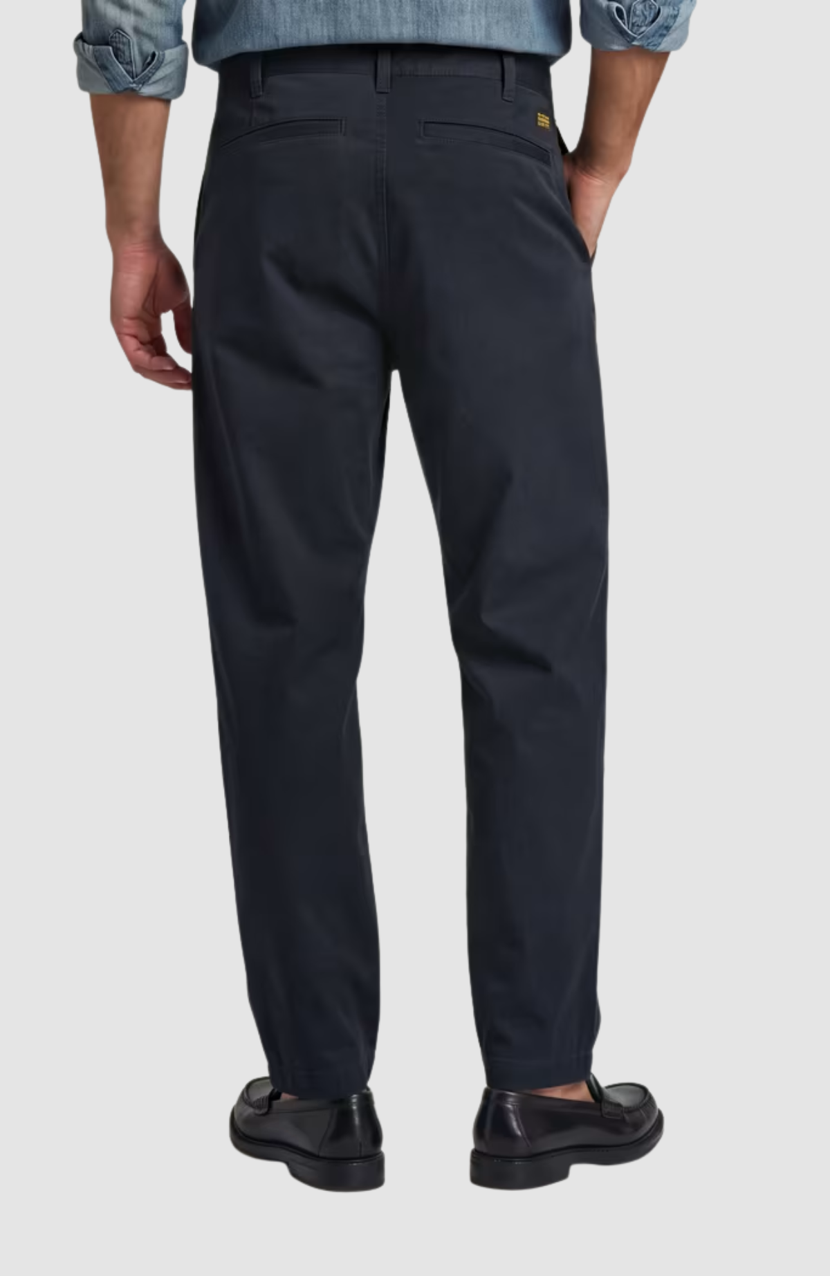 Pleated Loose Tapered Chino