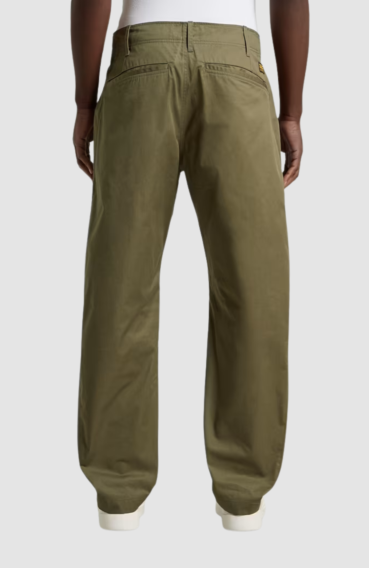 Pleated Loose Tapered Chino