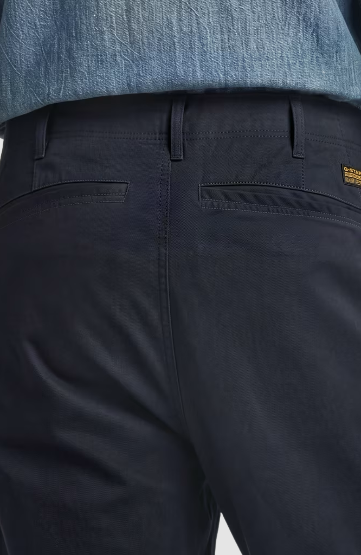 Pleated Loose Tapered Chino