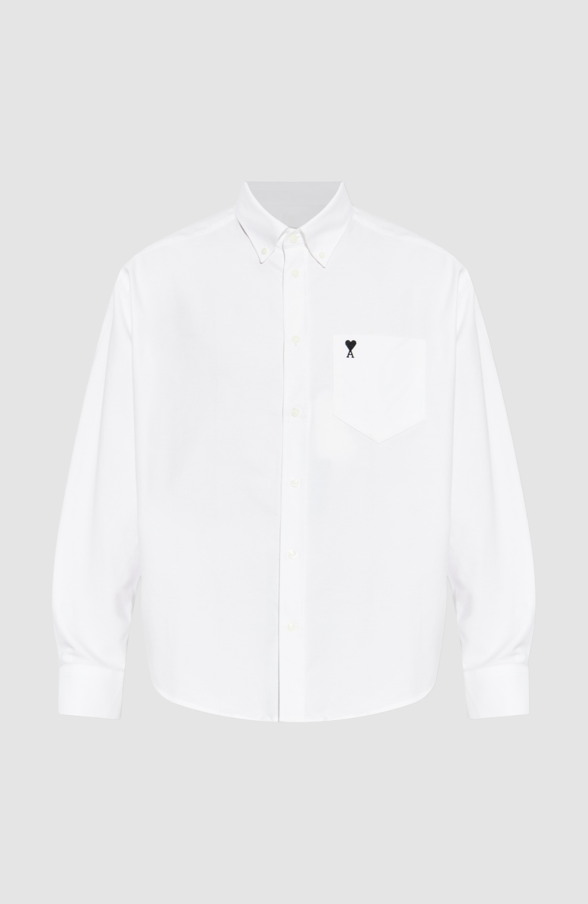 BOXY FIT SHIRT EMBROIDERED AMI DE COEUR