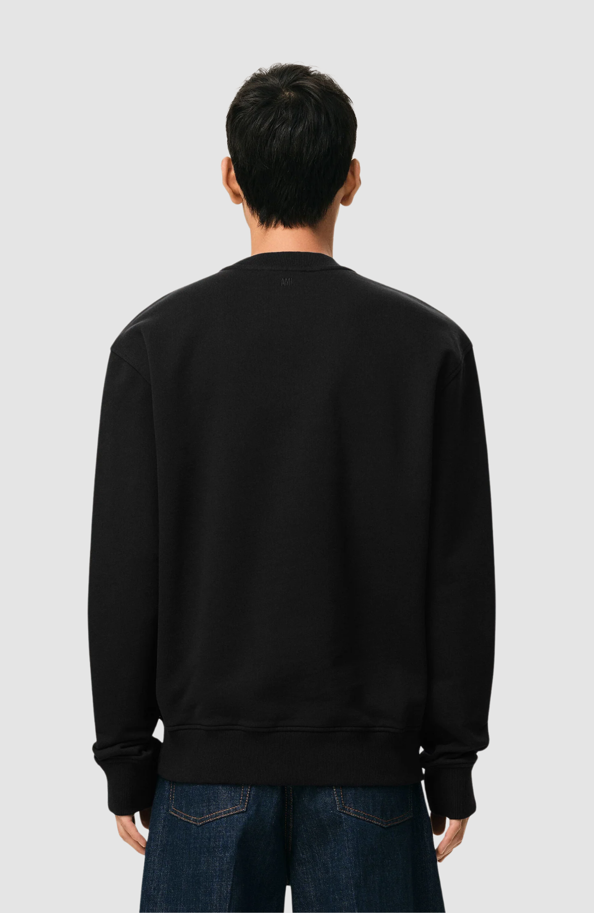 SWEATSHIRT WITH CONTRASTED AMI DE COEUR