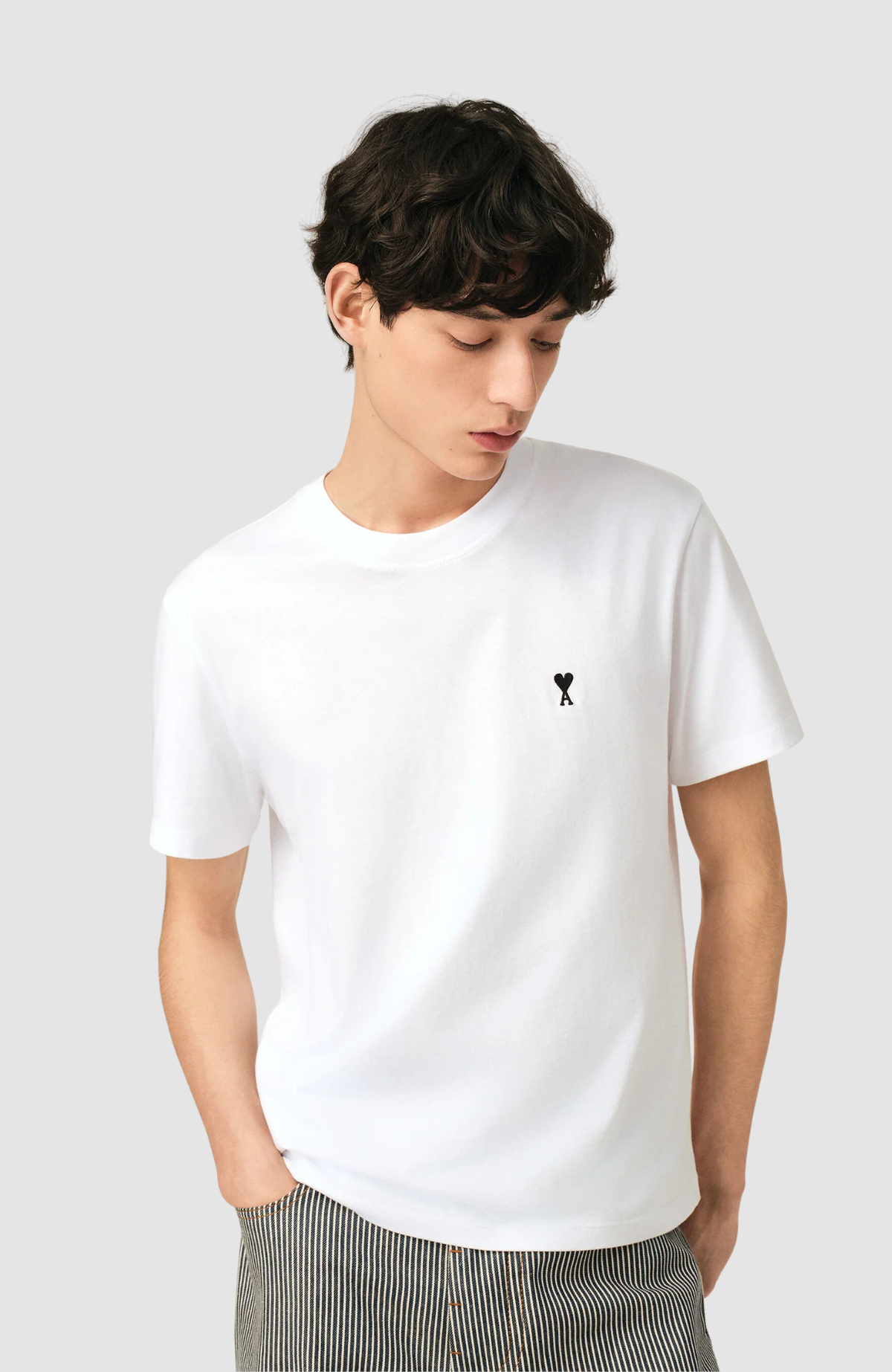 TSHIRT WITH CONTRASTED AMI DE COEUR