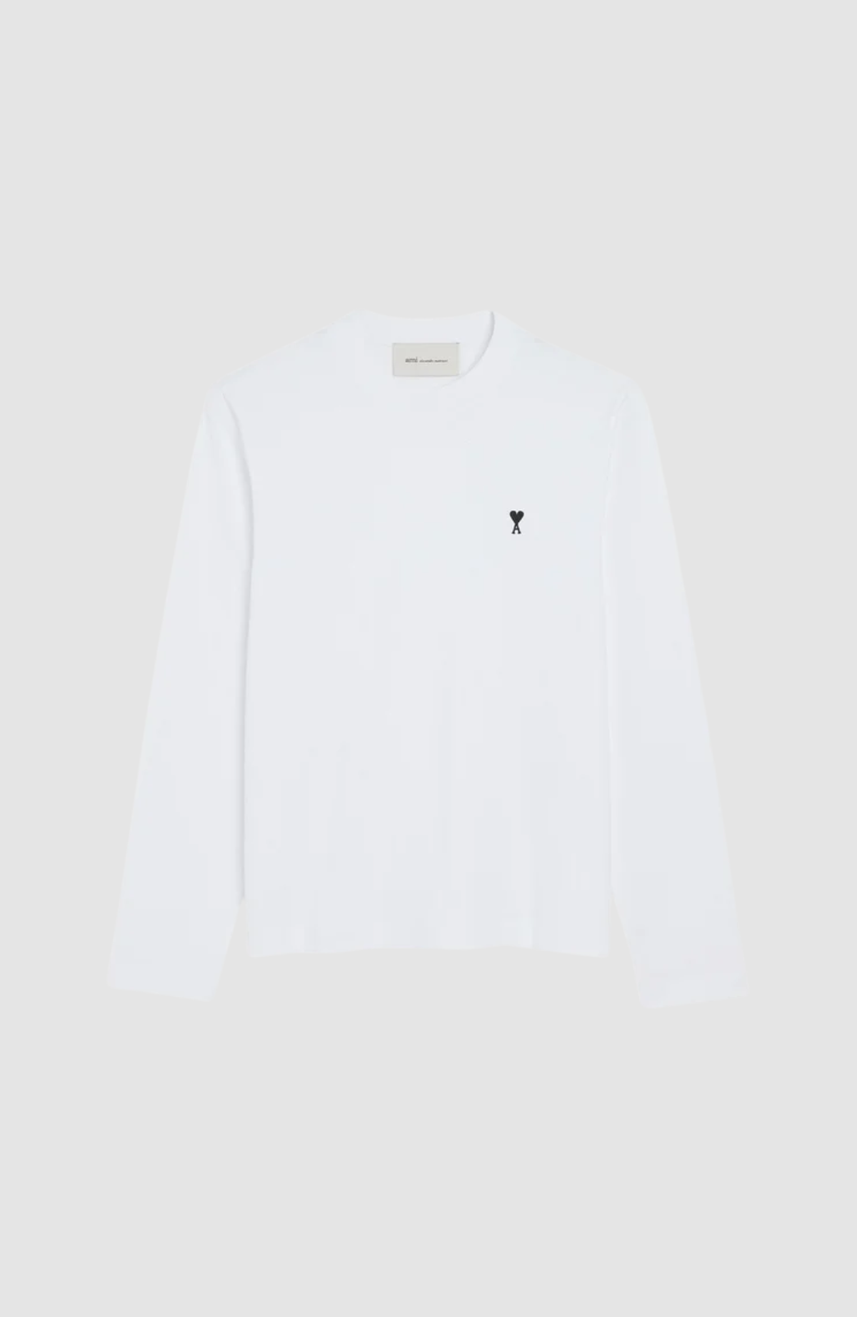 LS TSHIRT WITH CONTRASTED AMI DE COEUR