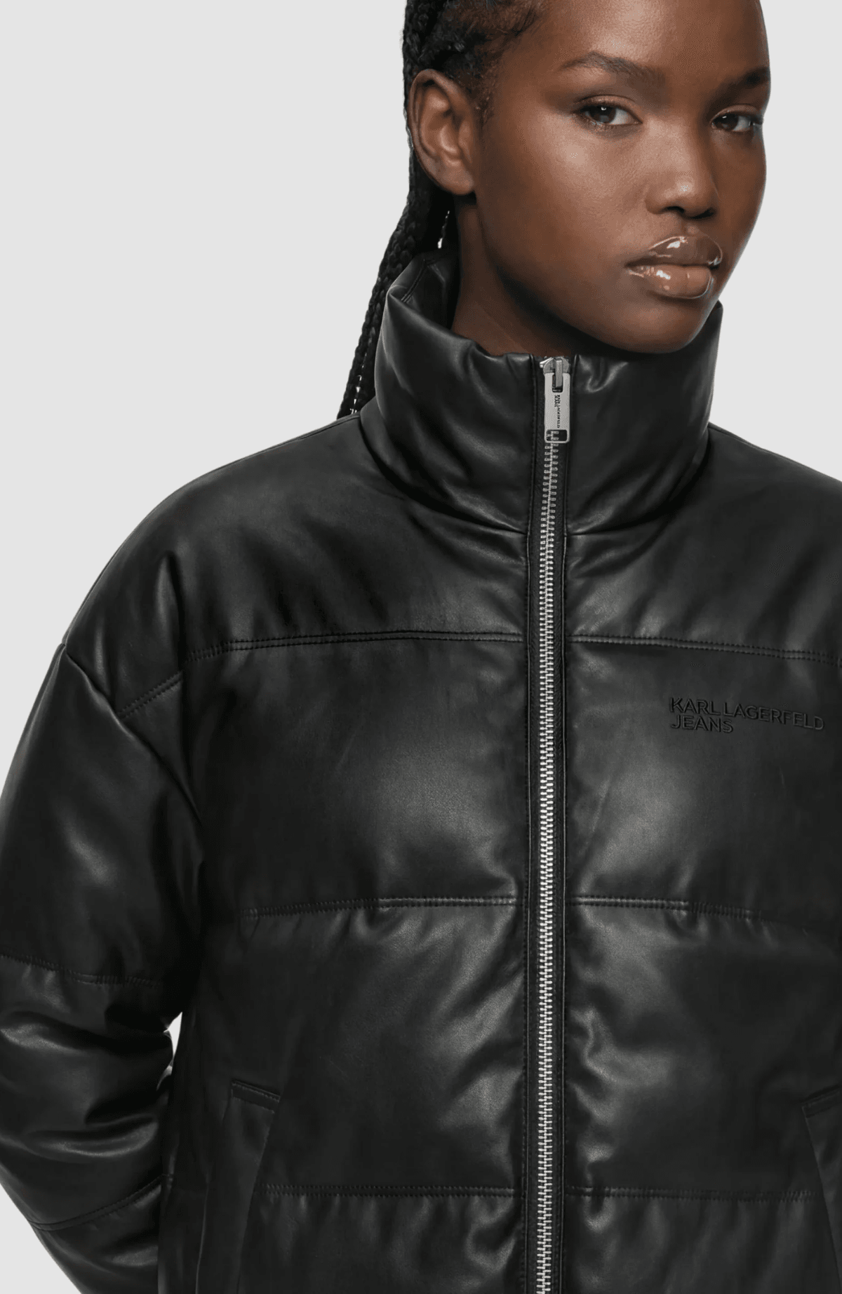 KLJ Faux Leather Puffer