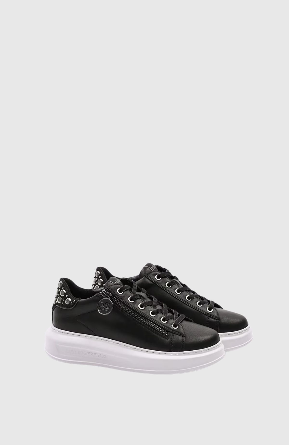 KAPRI Mirror Studs Zip Lo