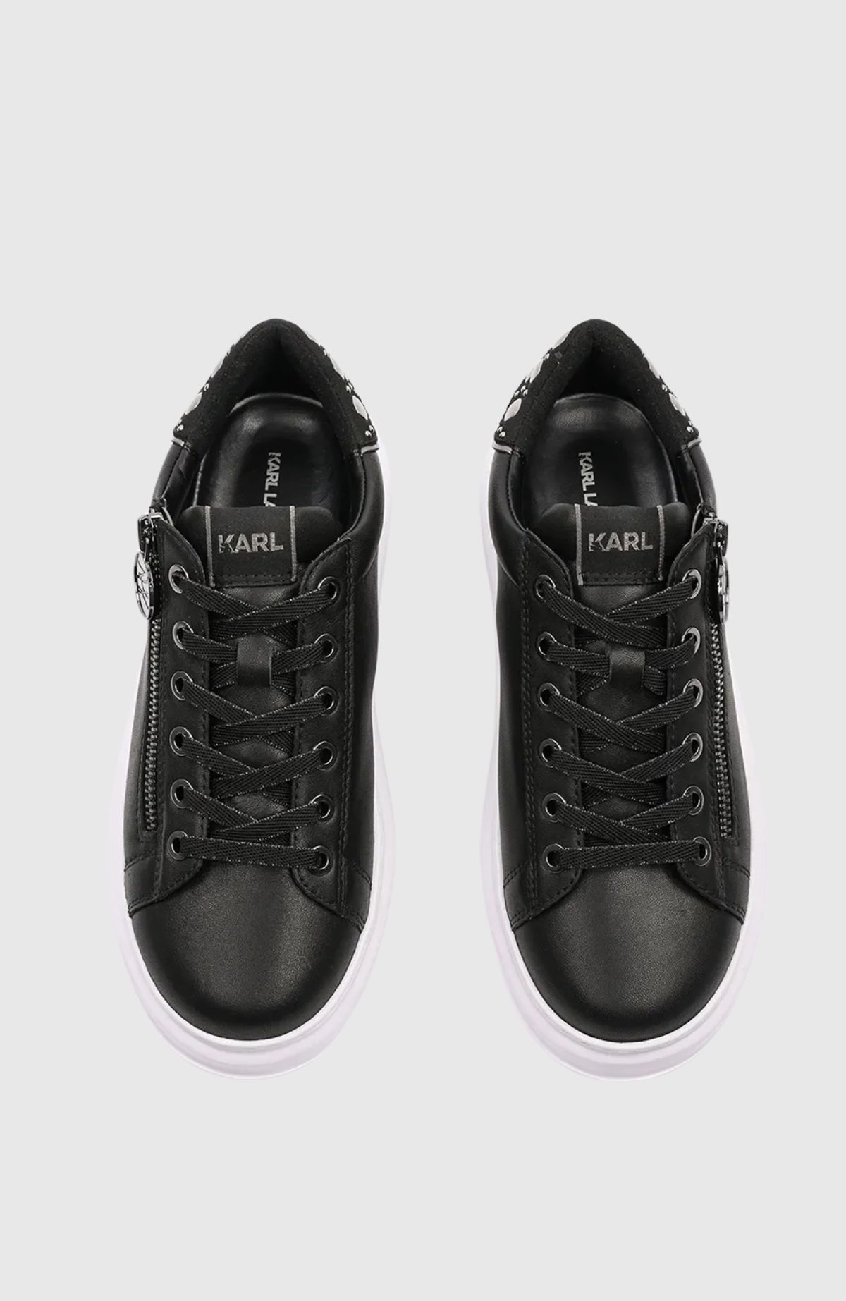 KAPRI Mirror Studs Zip Lo