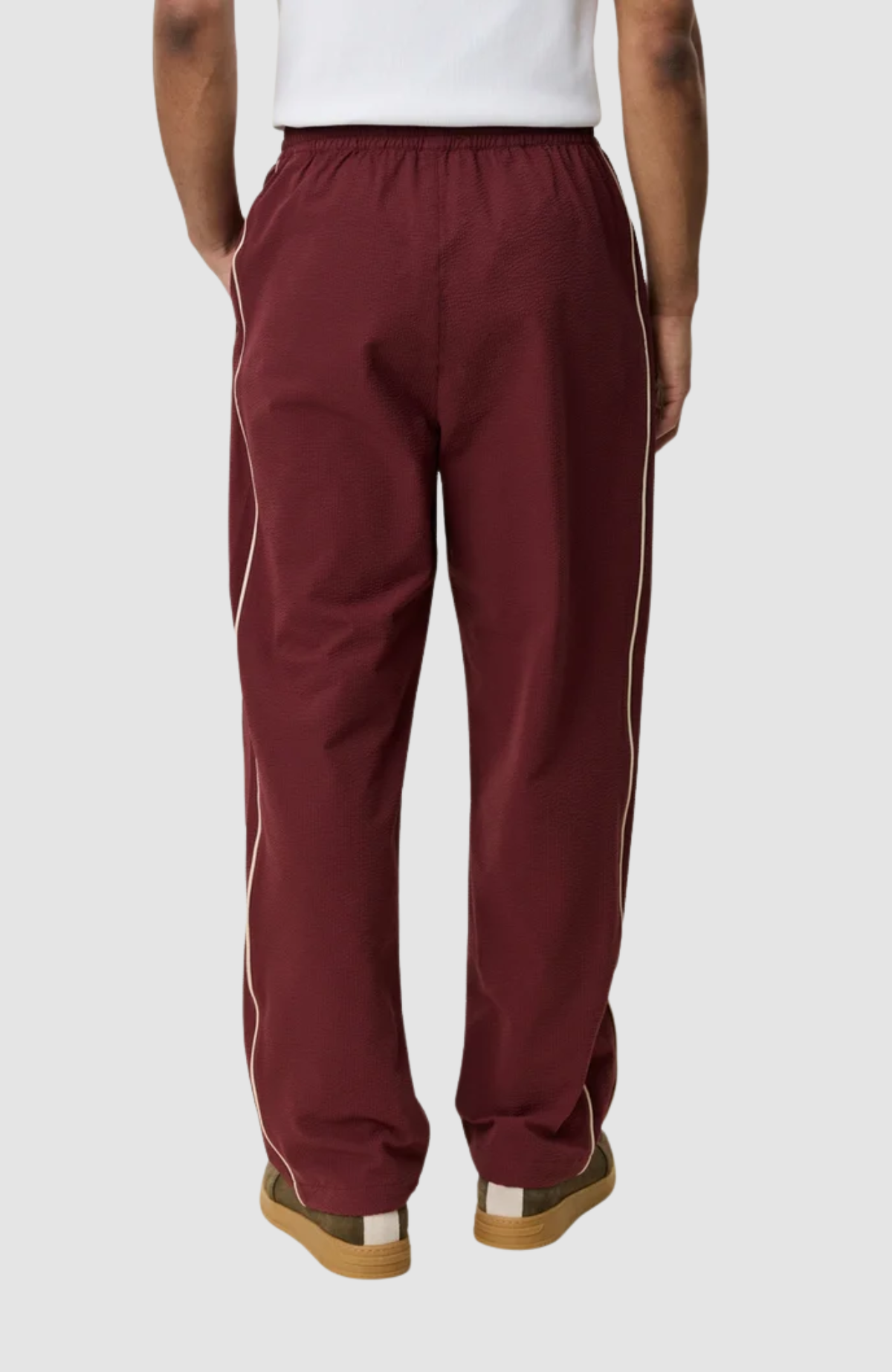 Seersucker Track Pants
