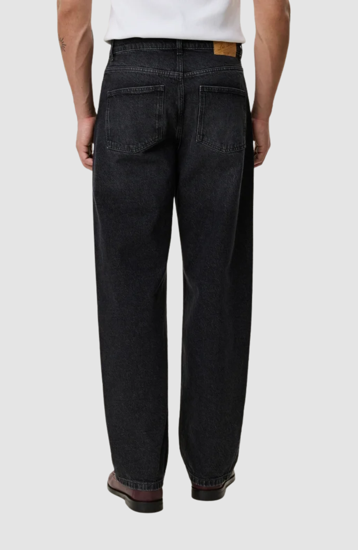Roi Black Washed Denim Jeans