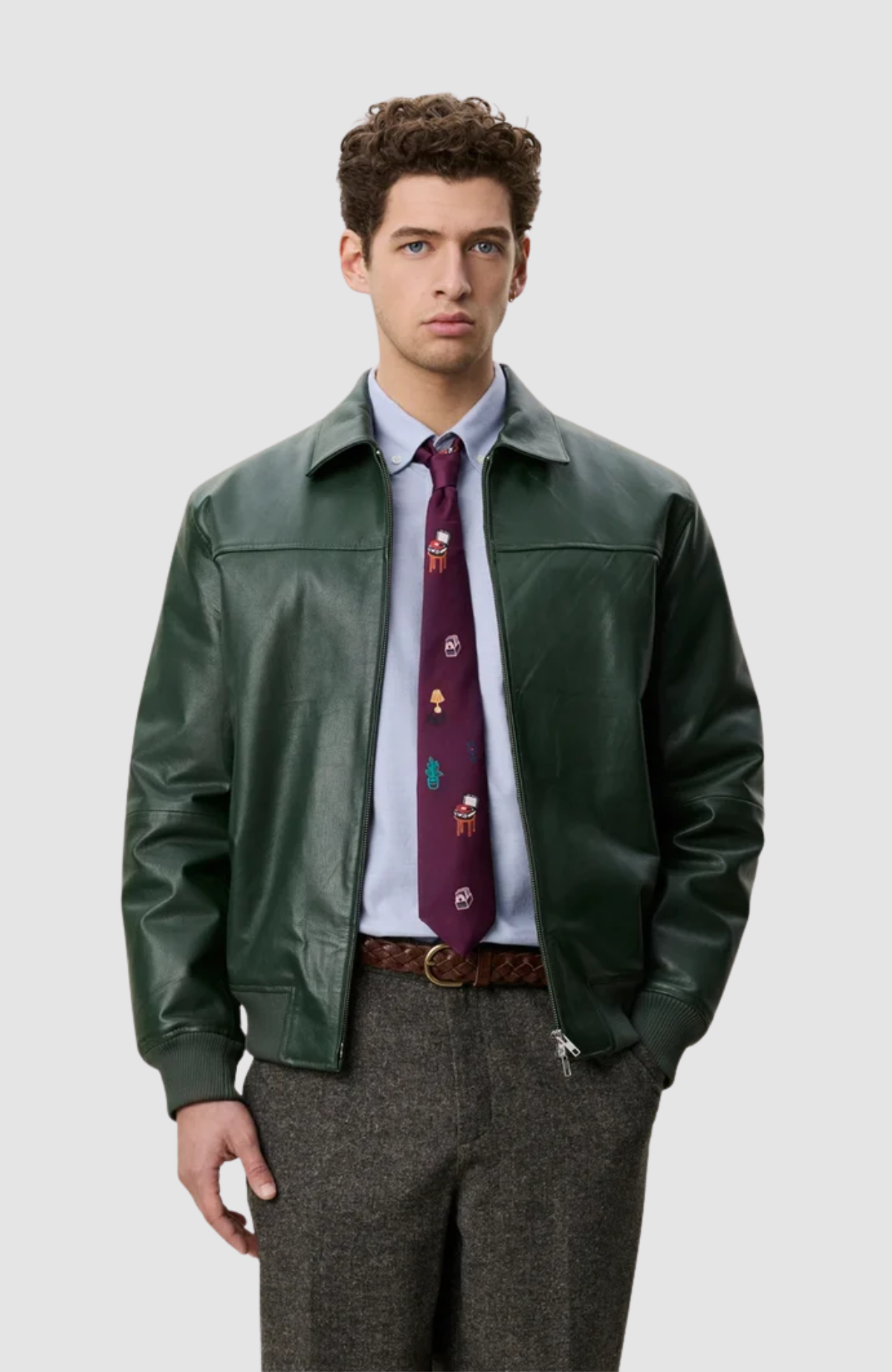 Leather Varsity