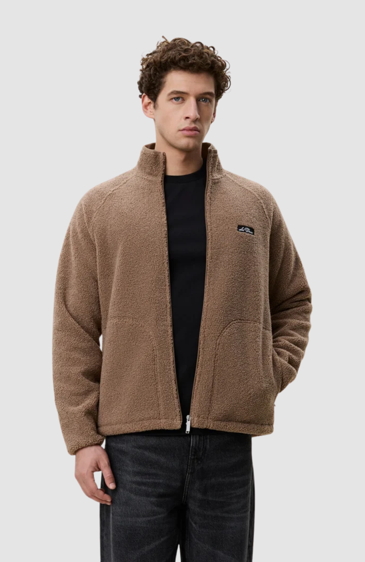 Patch Teddy Jacket