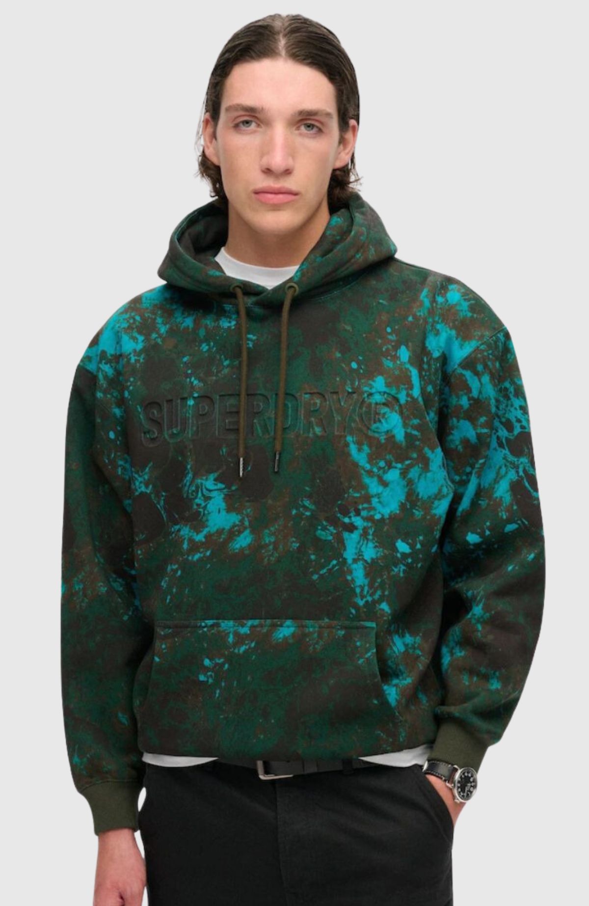 Utility Camo Logo Loose Hood