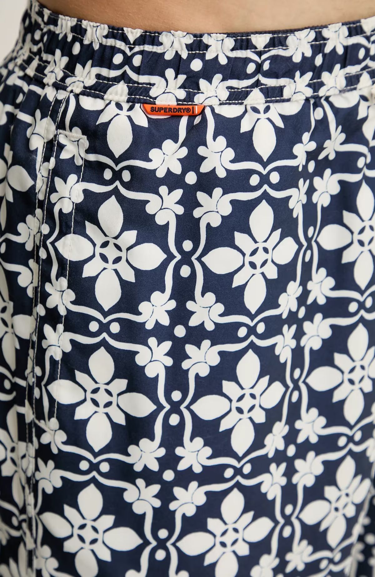 Tile Print 16 Swim Short