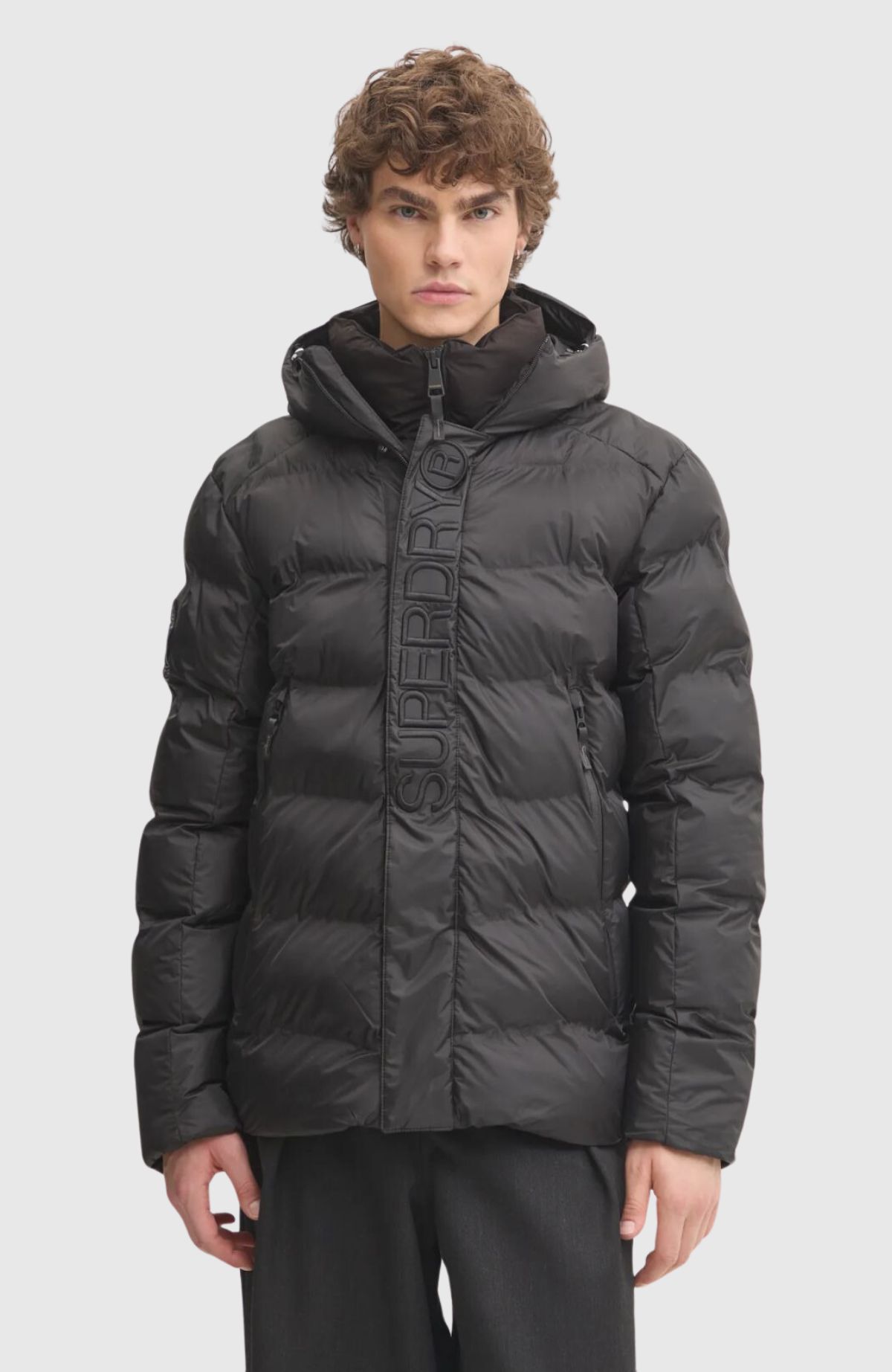 Hooded City Graphic Puffer Jkt