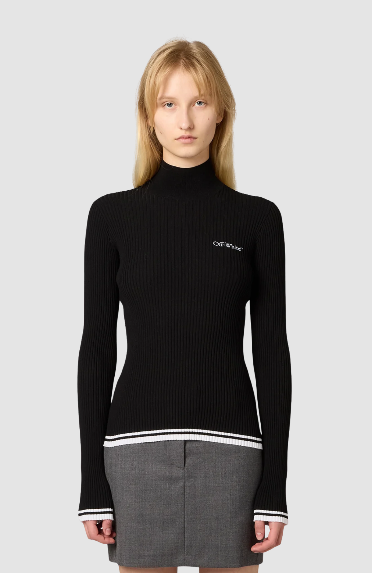 Rib Viscose Knit Top