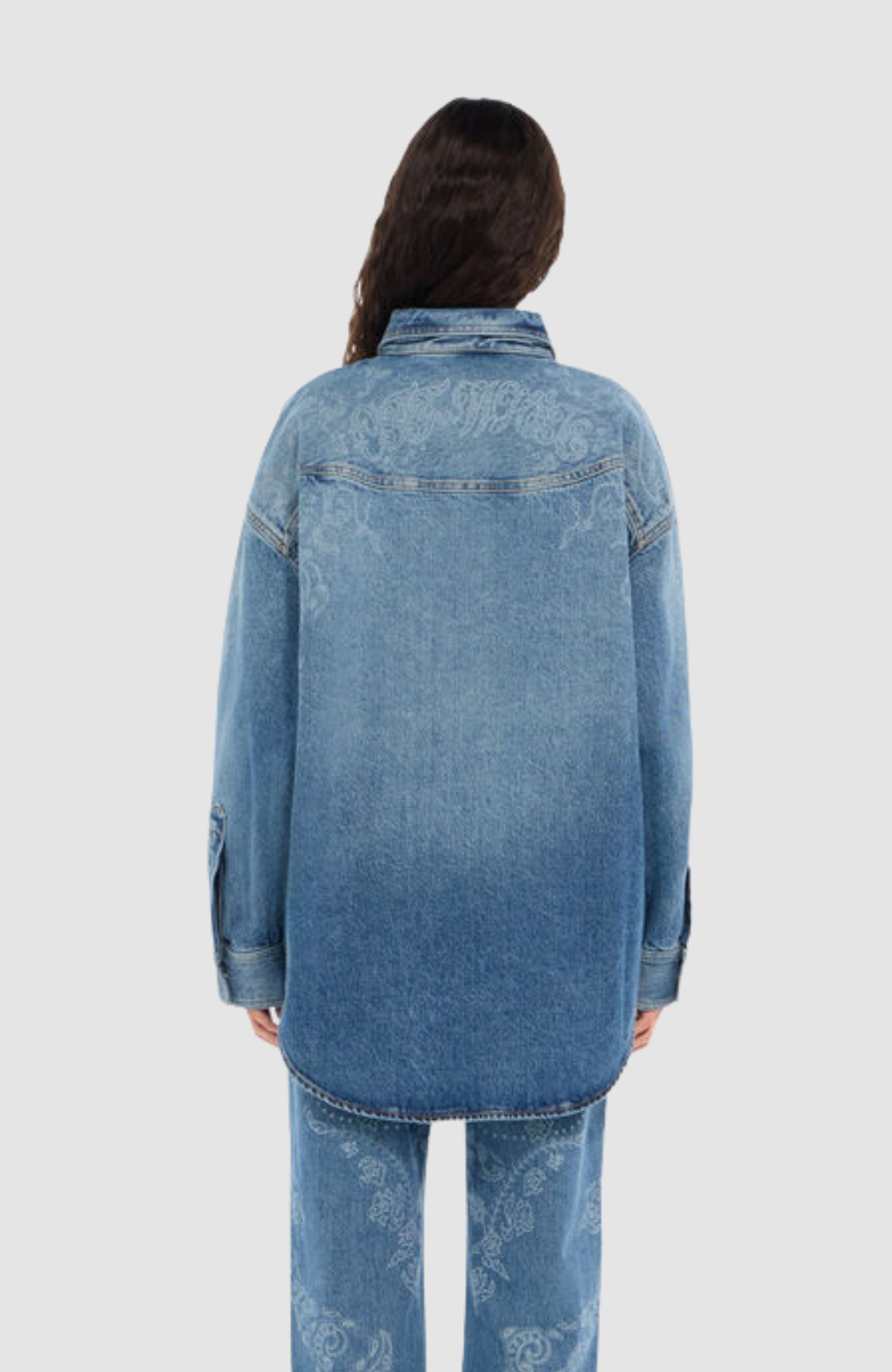 Paisley Denim Lover Shirt Jkt