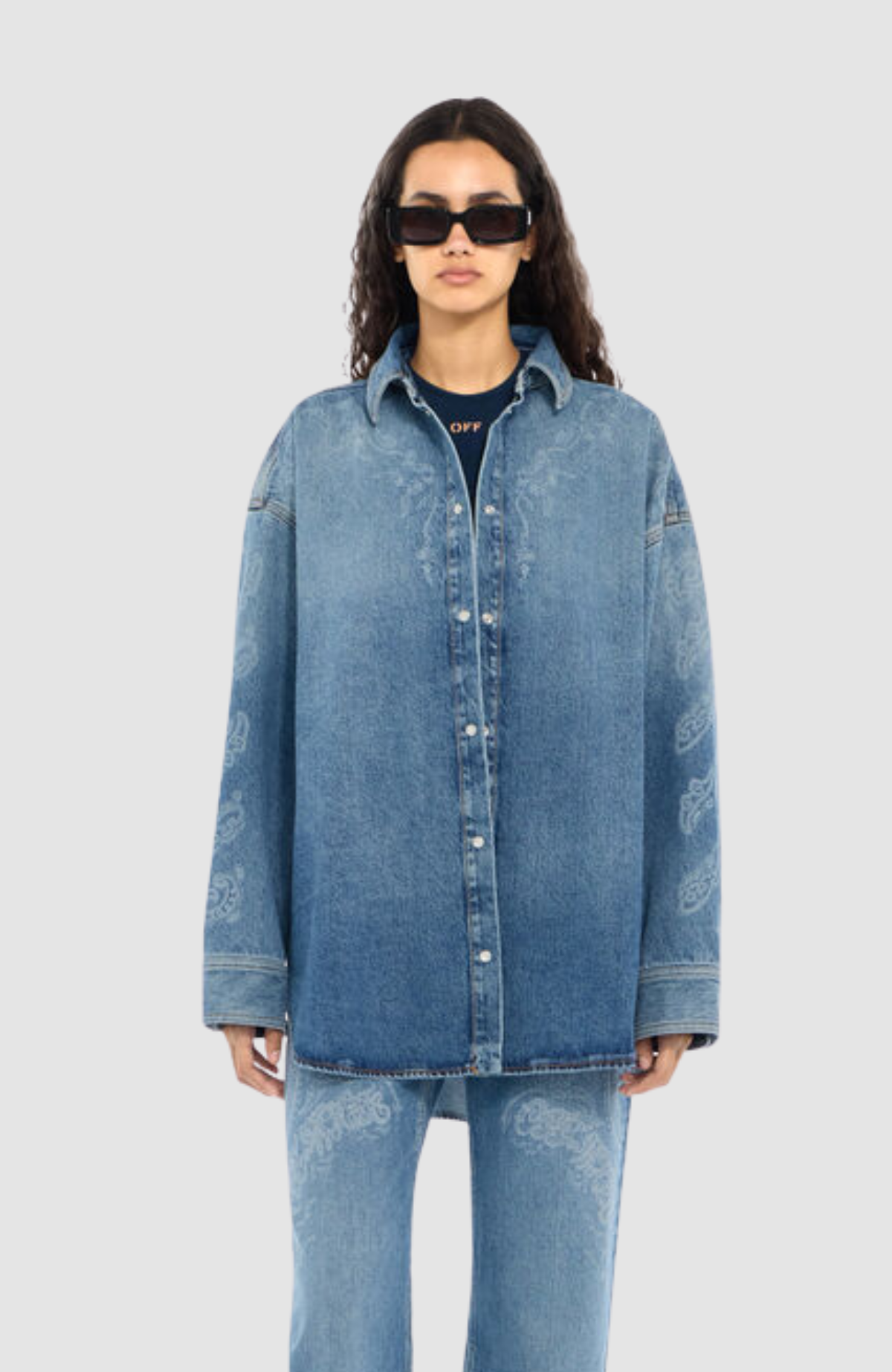 Paisley Denim Lover Shirt Jkt