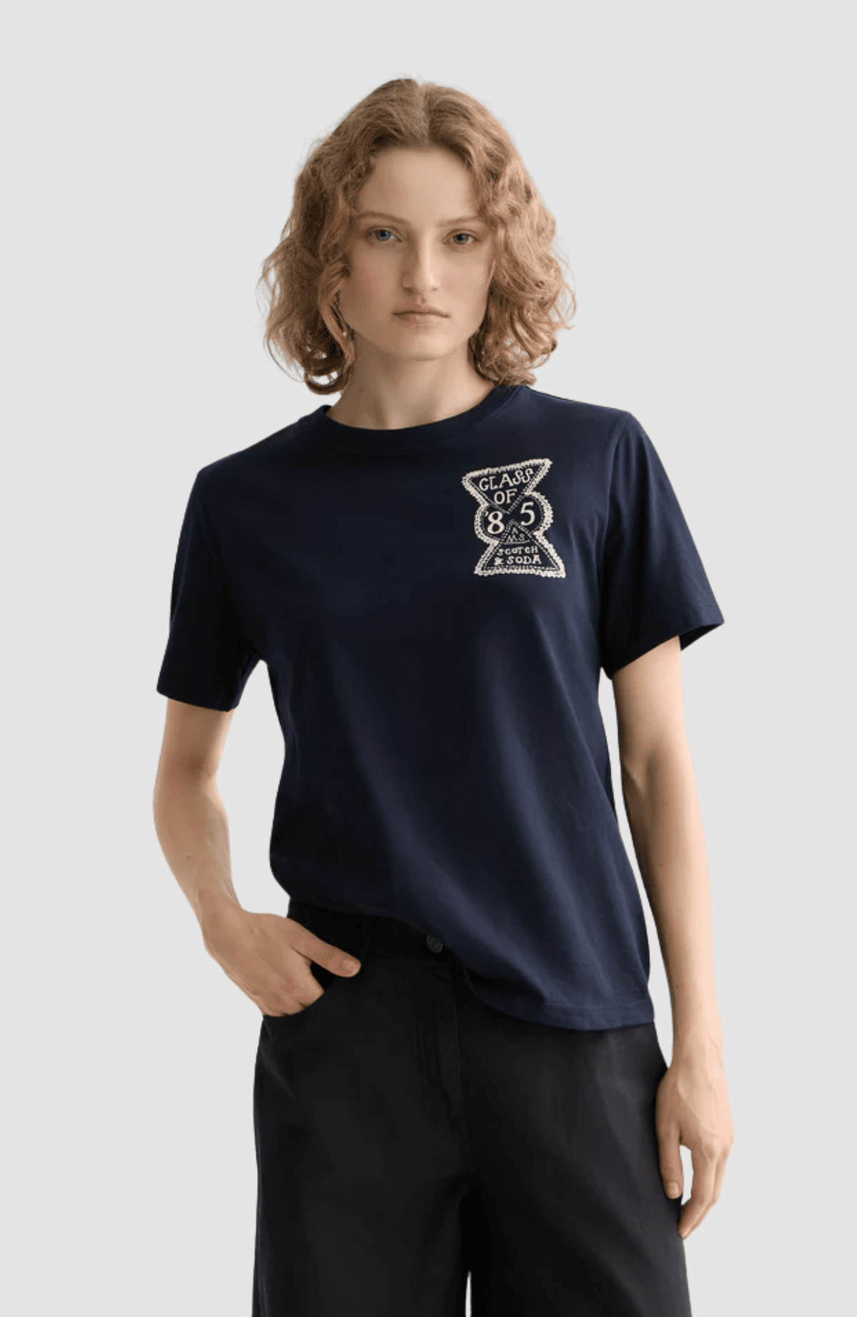 Chest artwork regular fit T-shirt