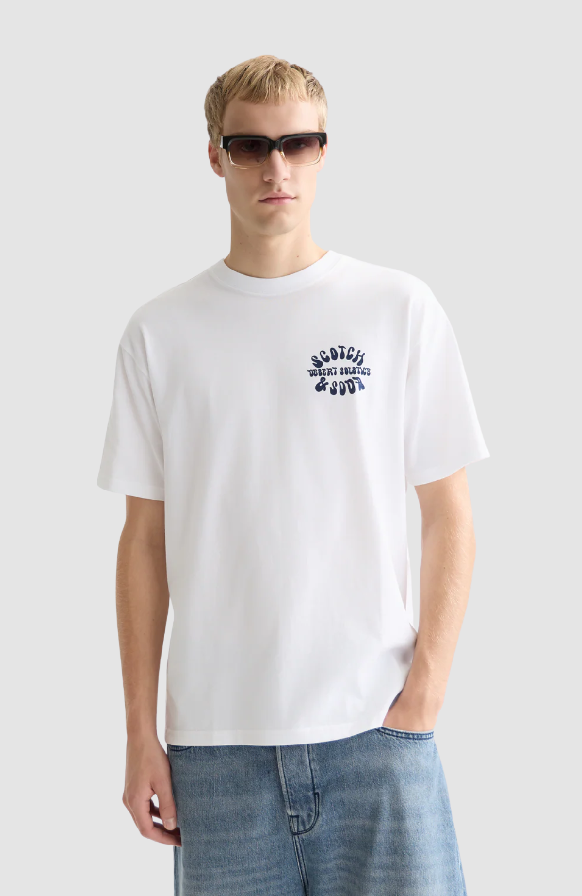 Front and back artwork relaxedfit Tshirt