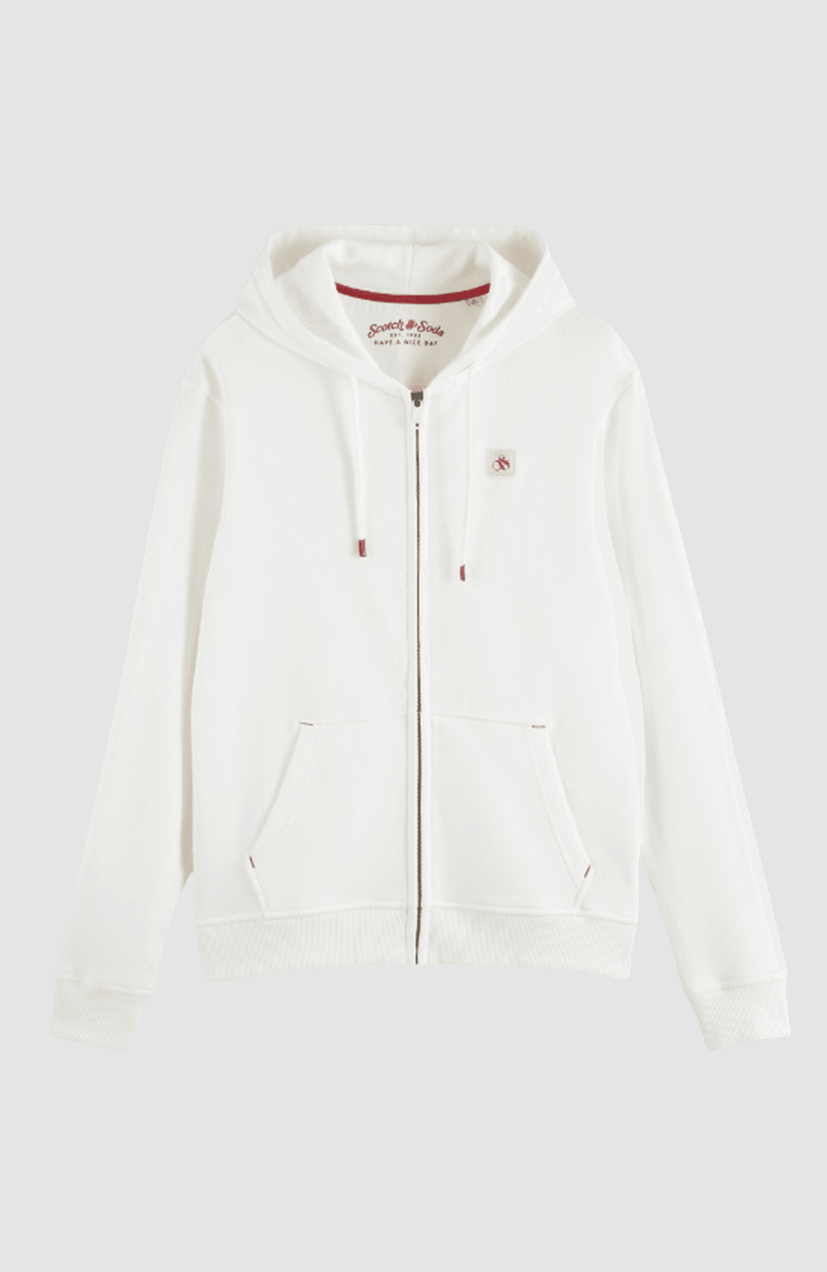 Essential Logo Badge Zip-Through Hoodie