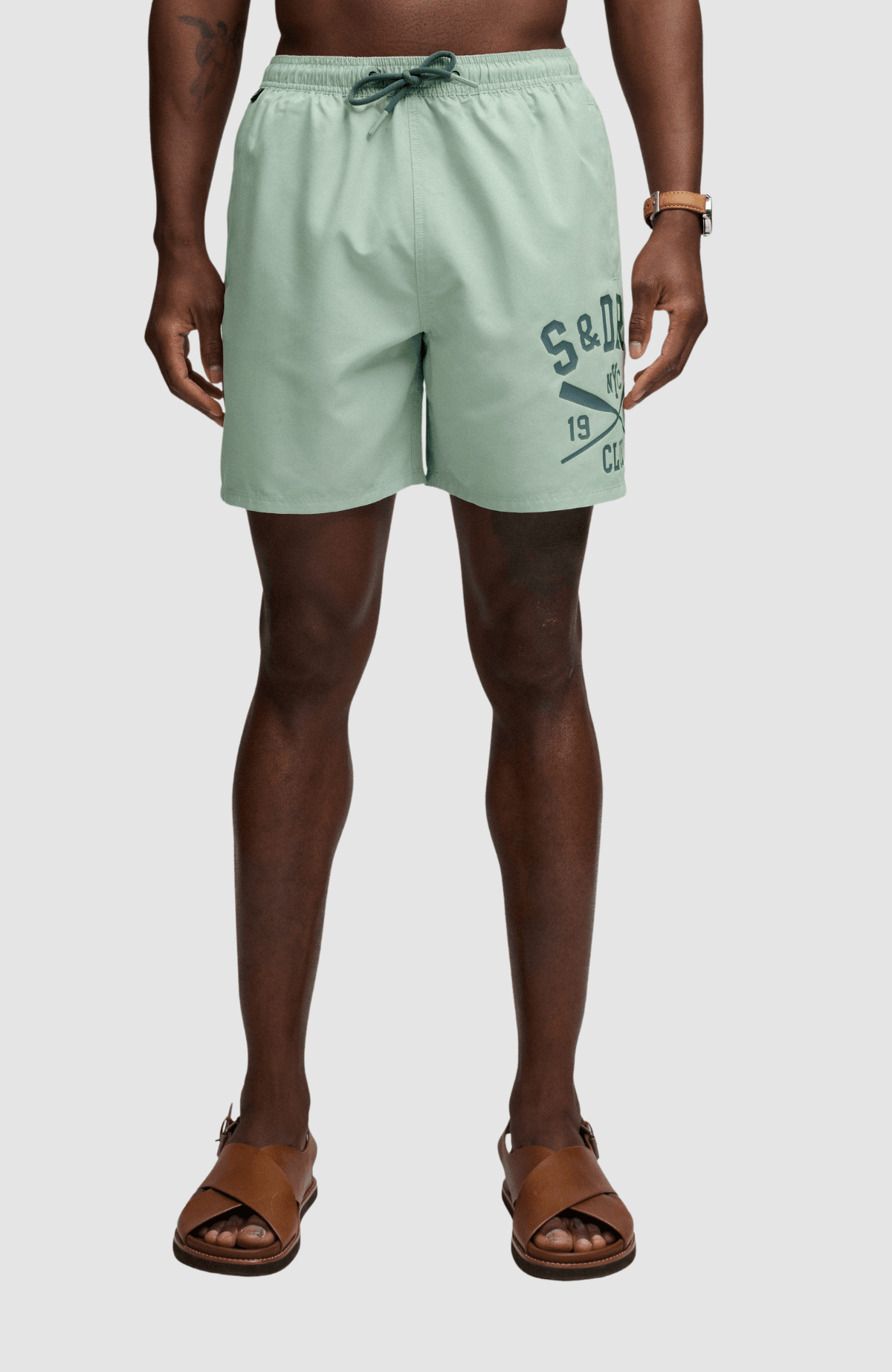 Printed Logo 16 Swim Short
