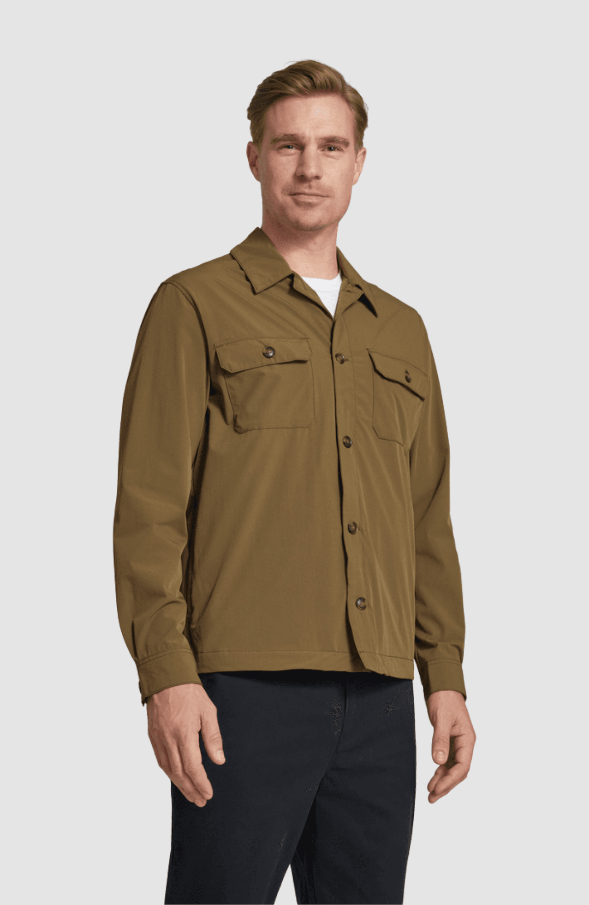 Nylon Blend Overshirt