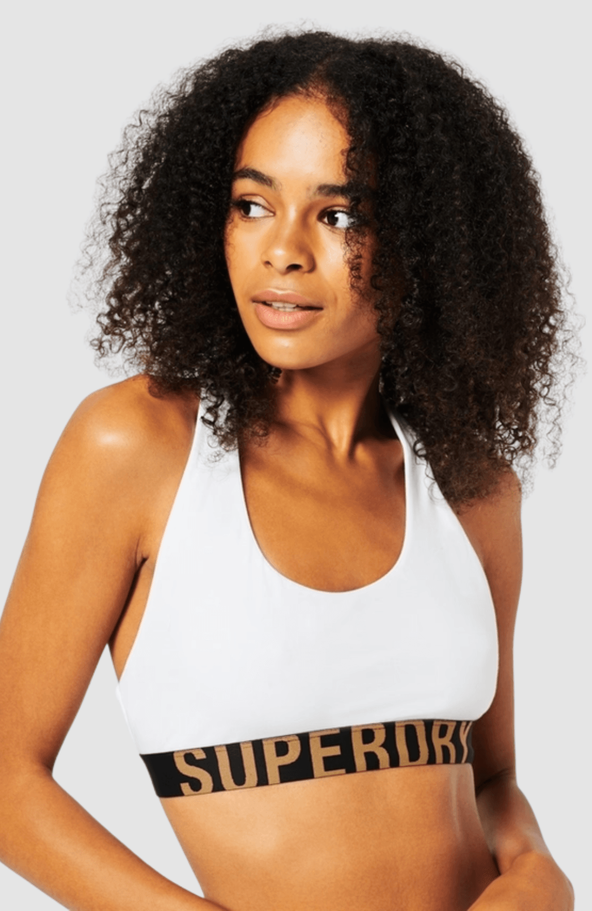 Large Logo Crop Bralette