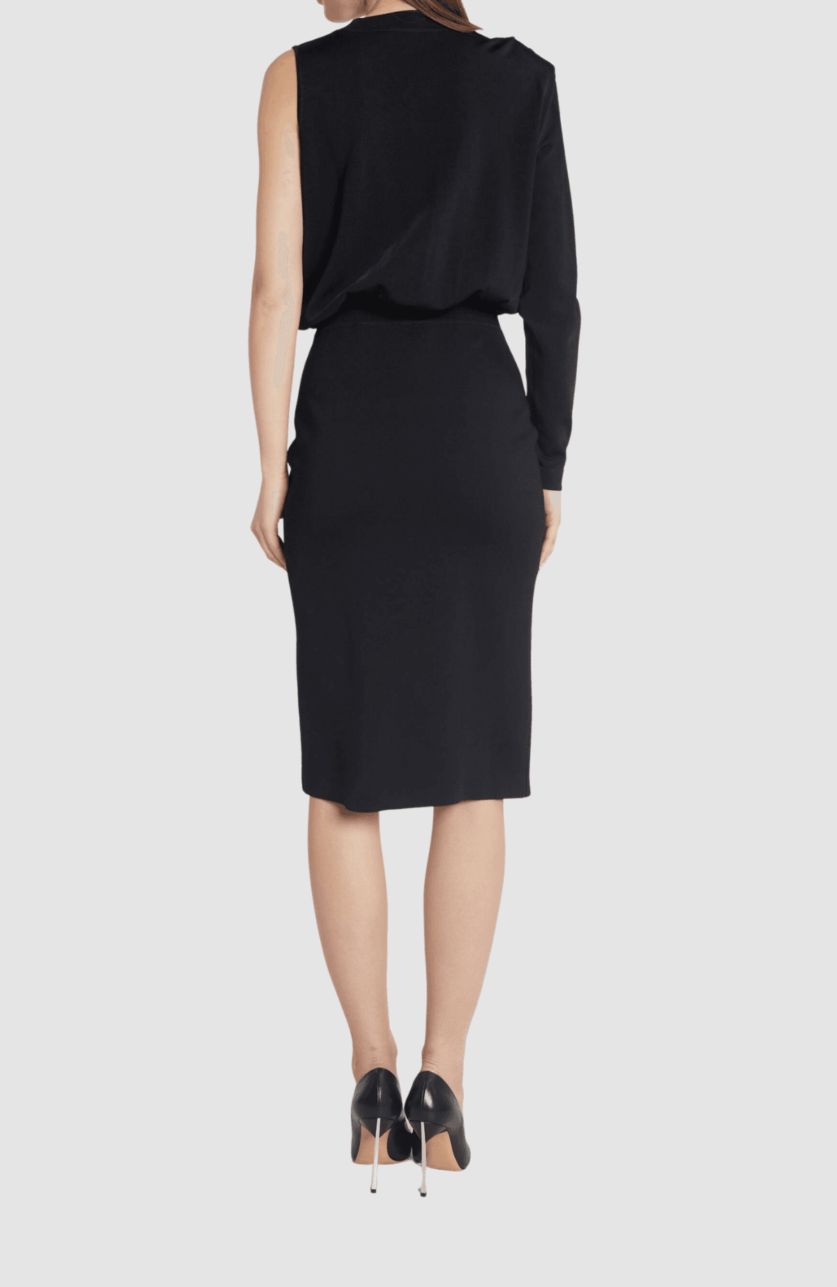 Asymmetric Knit Dress