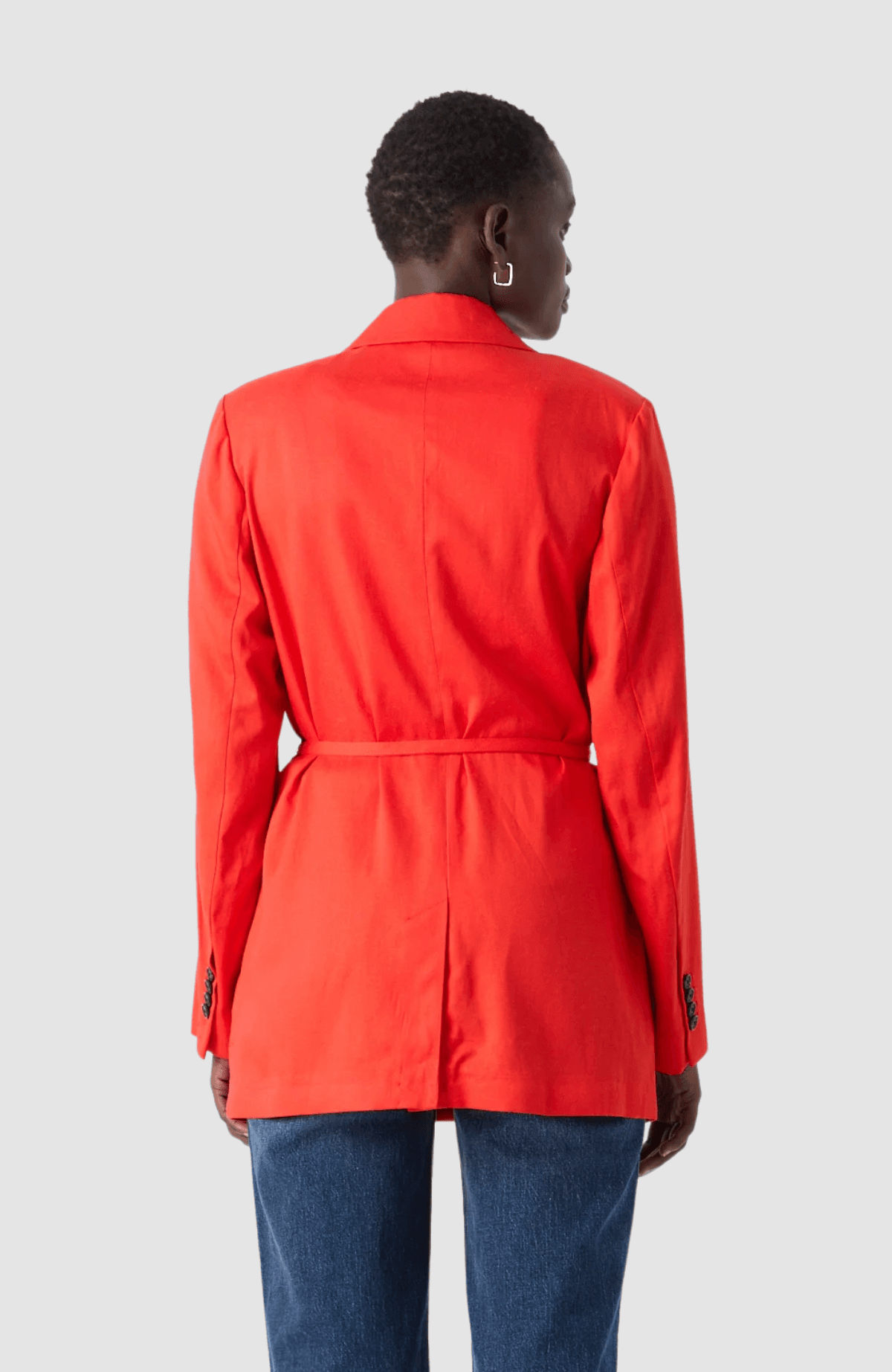 DB blazer with belt detail