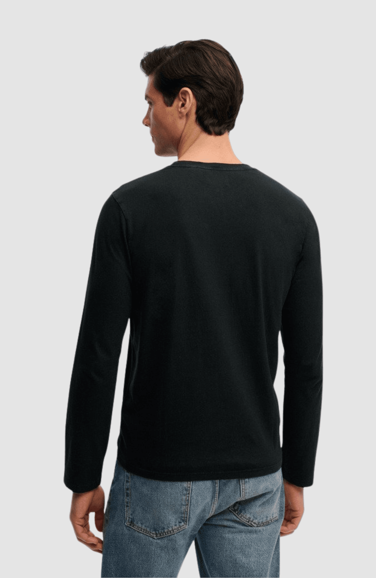 Classic Cotton Linen Ls Top