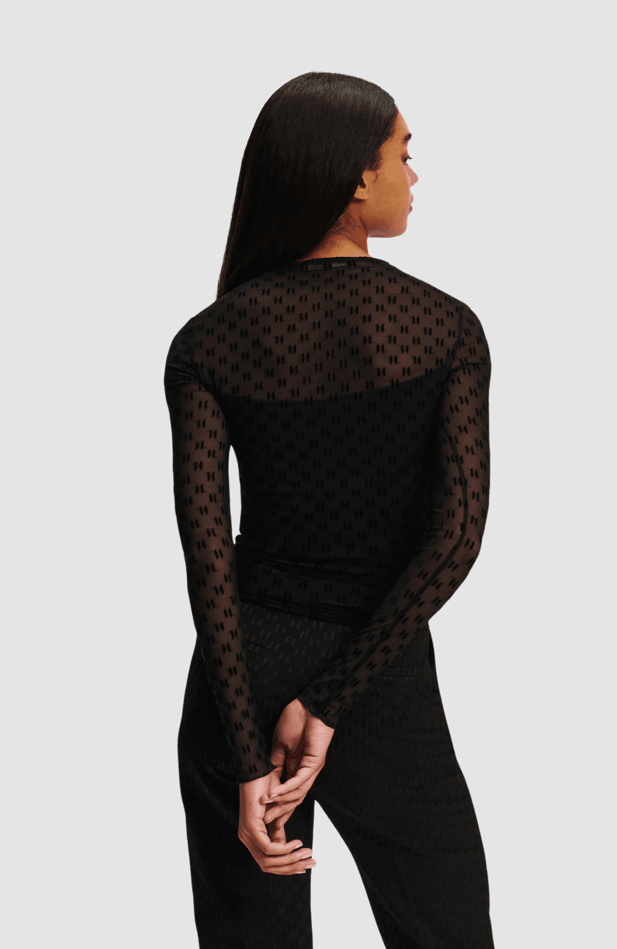 KL Mesh Lslv Top