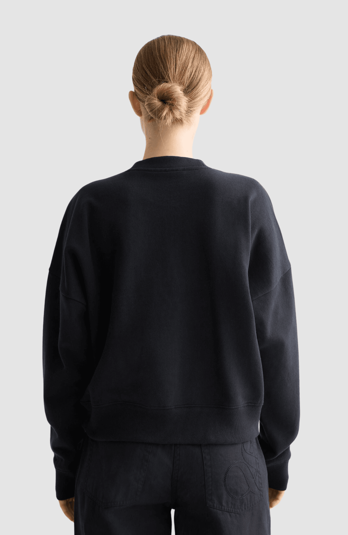 Chest artwork relaxed sweatshirt