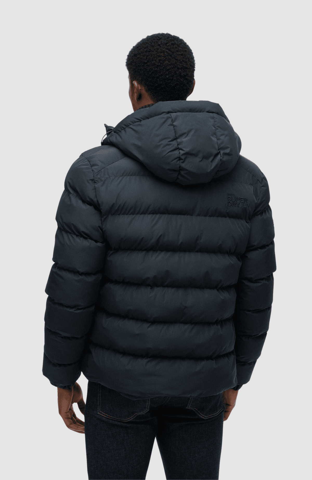 Hooded Sports Puffer Jacket