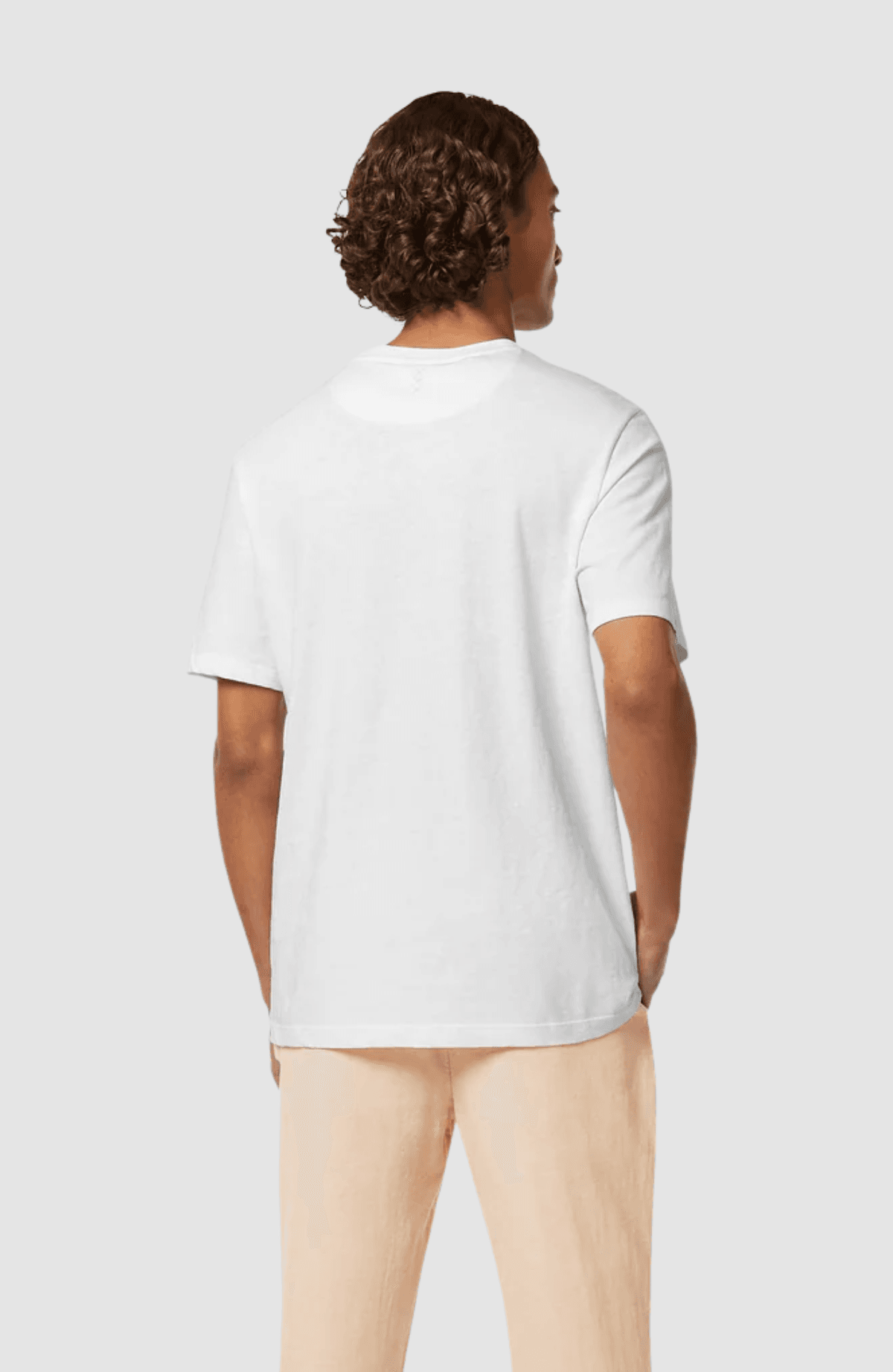 Regular Fit 3 Crosses Cotton-Linen T-Shirt