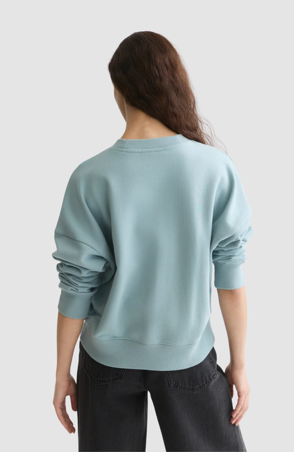 Embroidered logo relaxed-fit sweatshirt