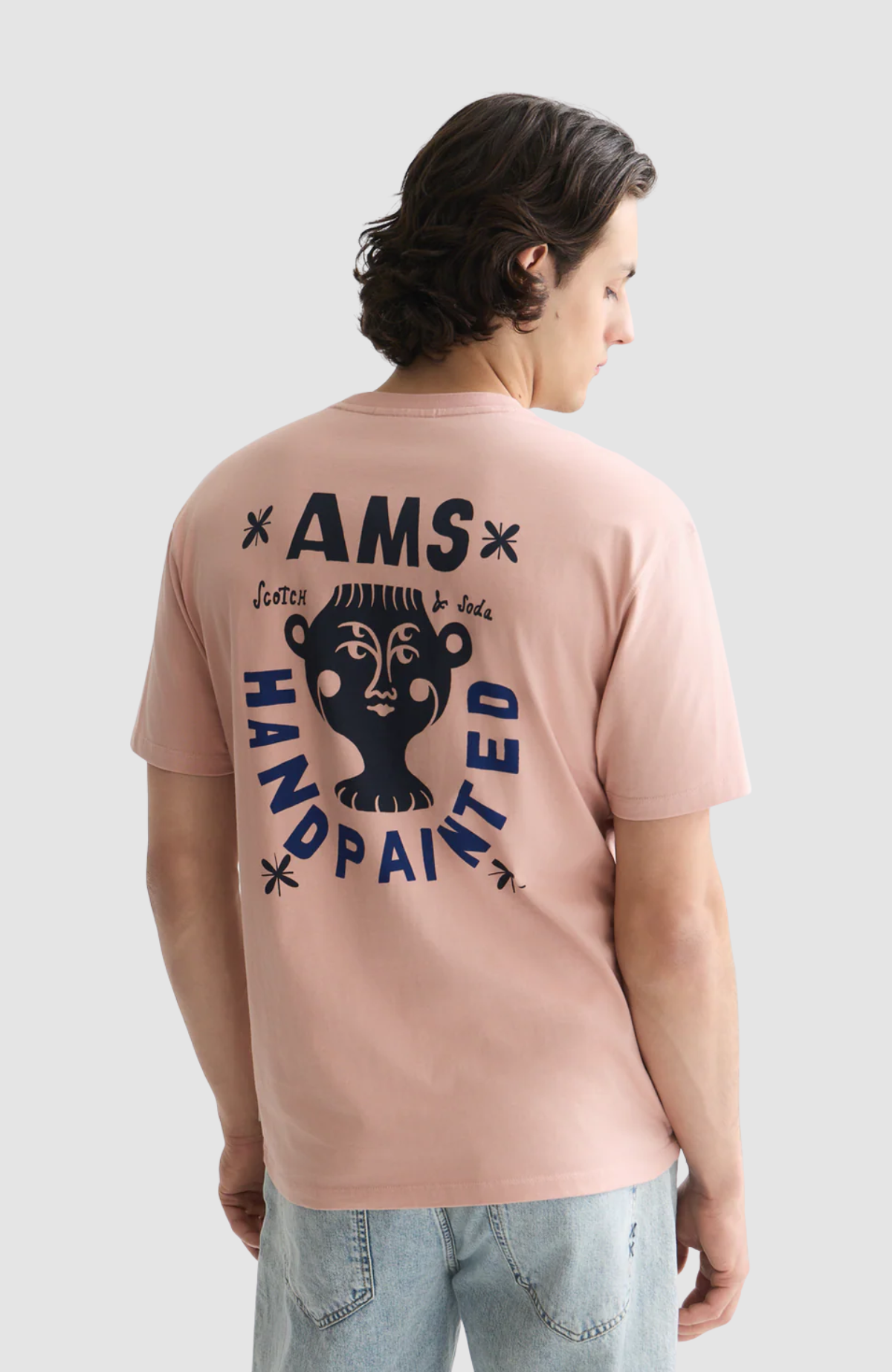 Front And Back Artwork Relaxed-Fit T-Shirt
