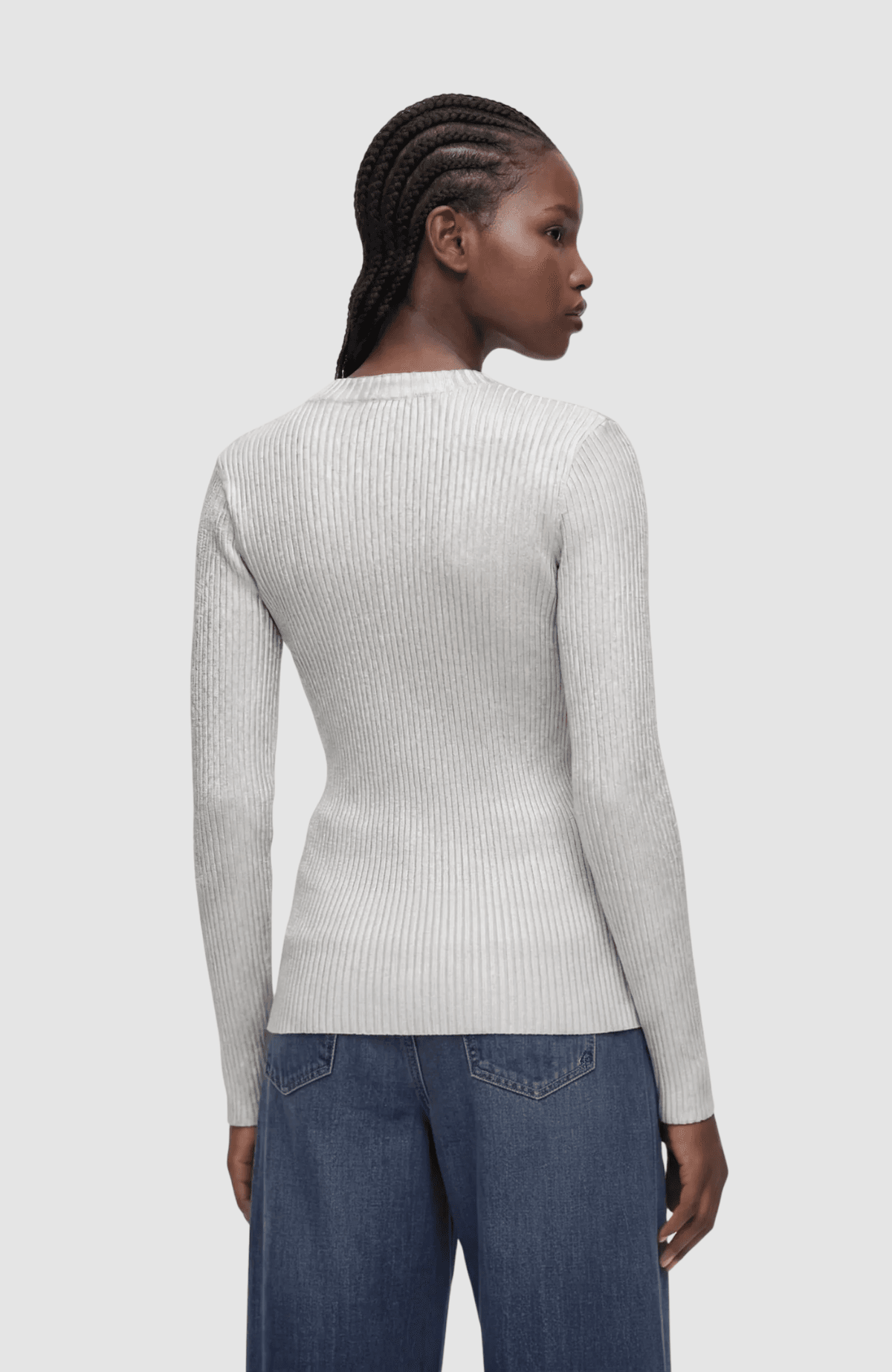KLJ Coated Knit Sweater