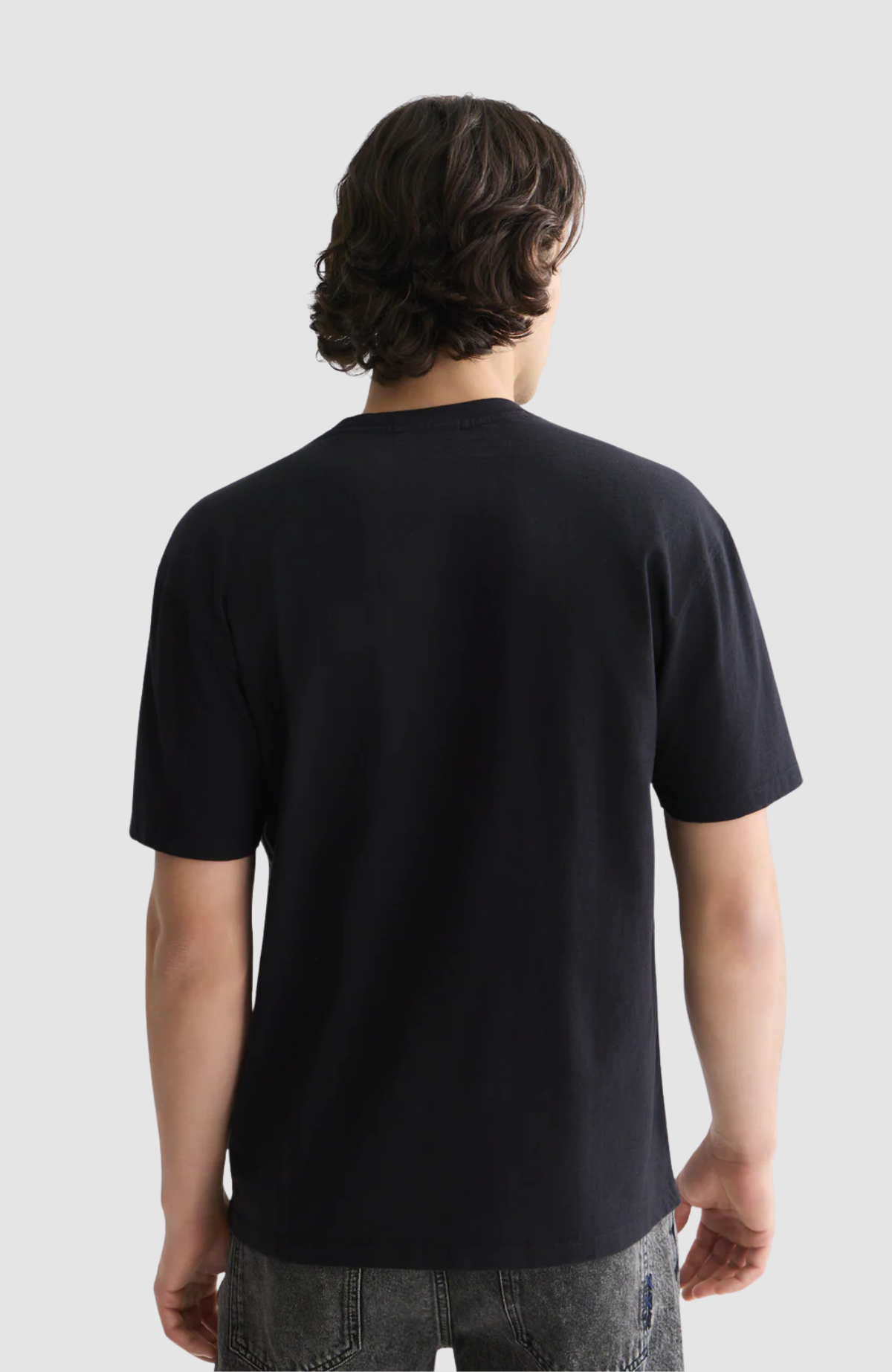 Embroidered Front Artwork Relaxed-Fit T-Shirt