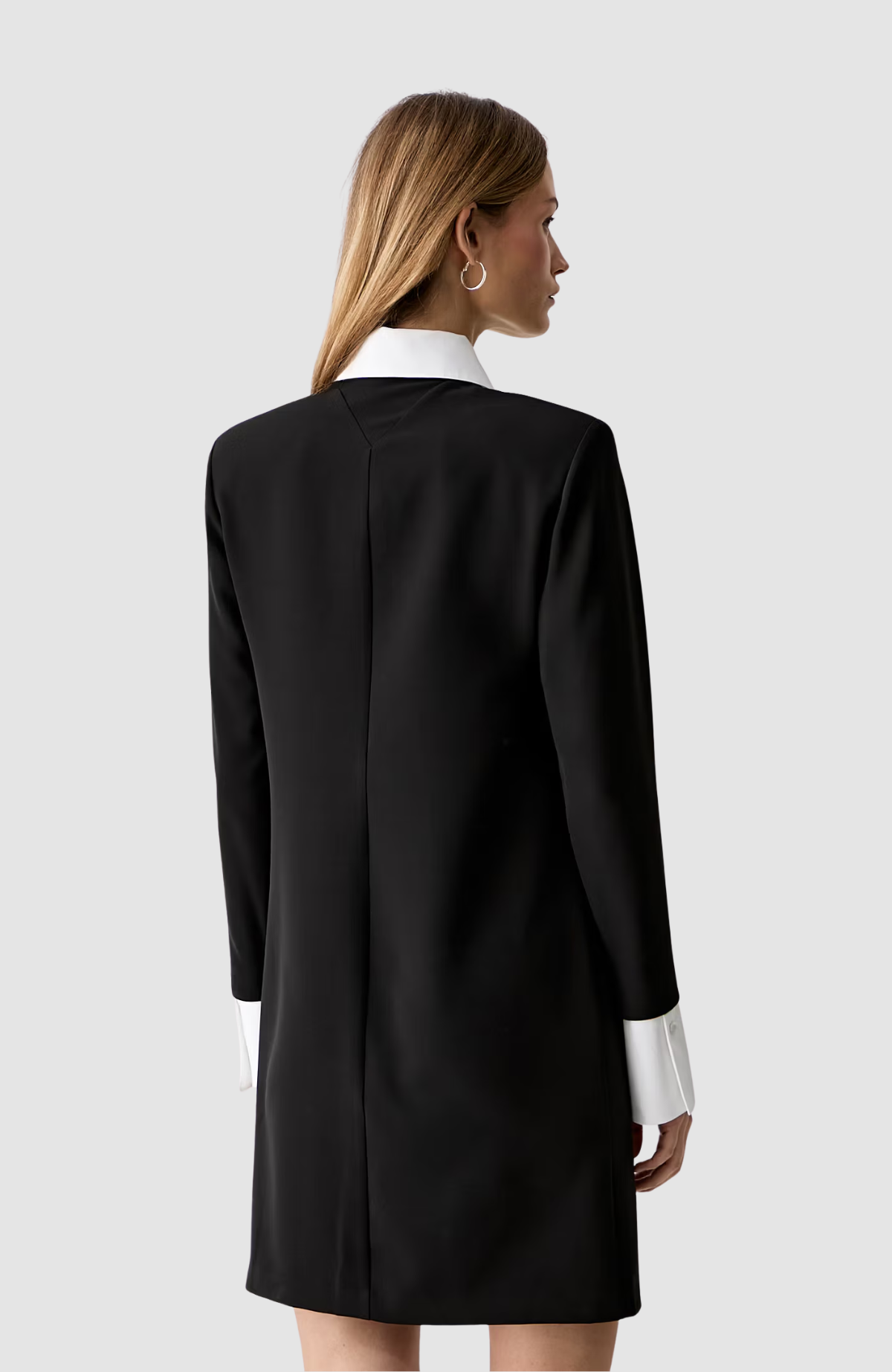 Contrast Collar Dress