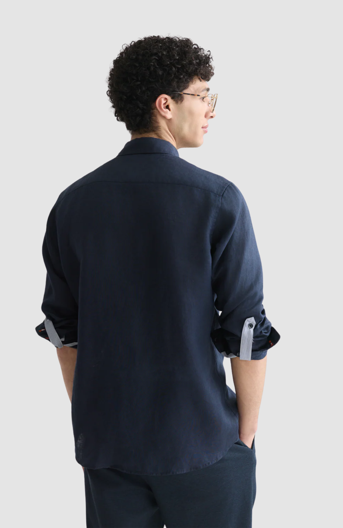 Solid Linen Regular-Fit Shirt