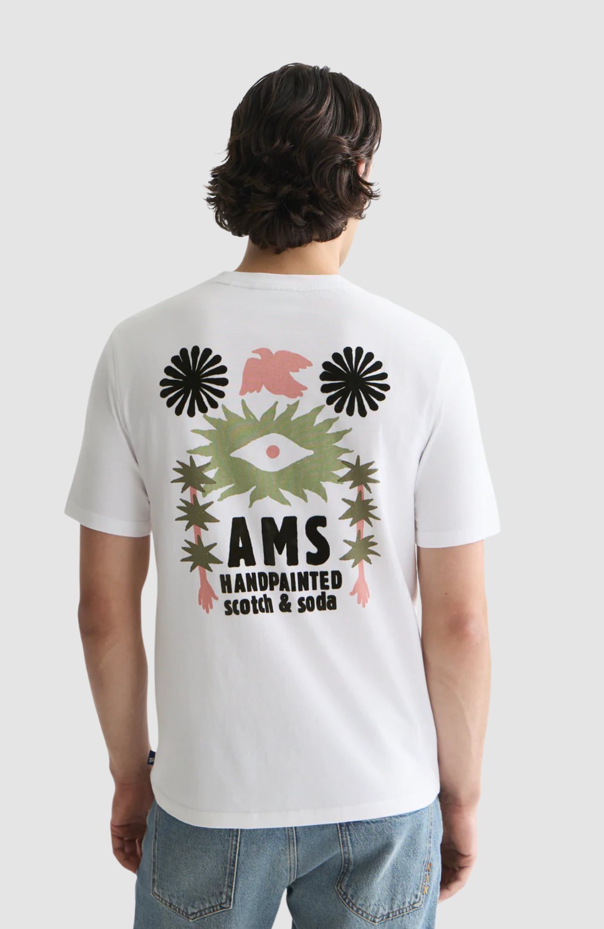 Front And Back Artwork Relaxed-Fit T-Shirt