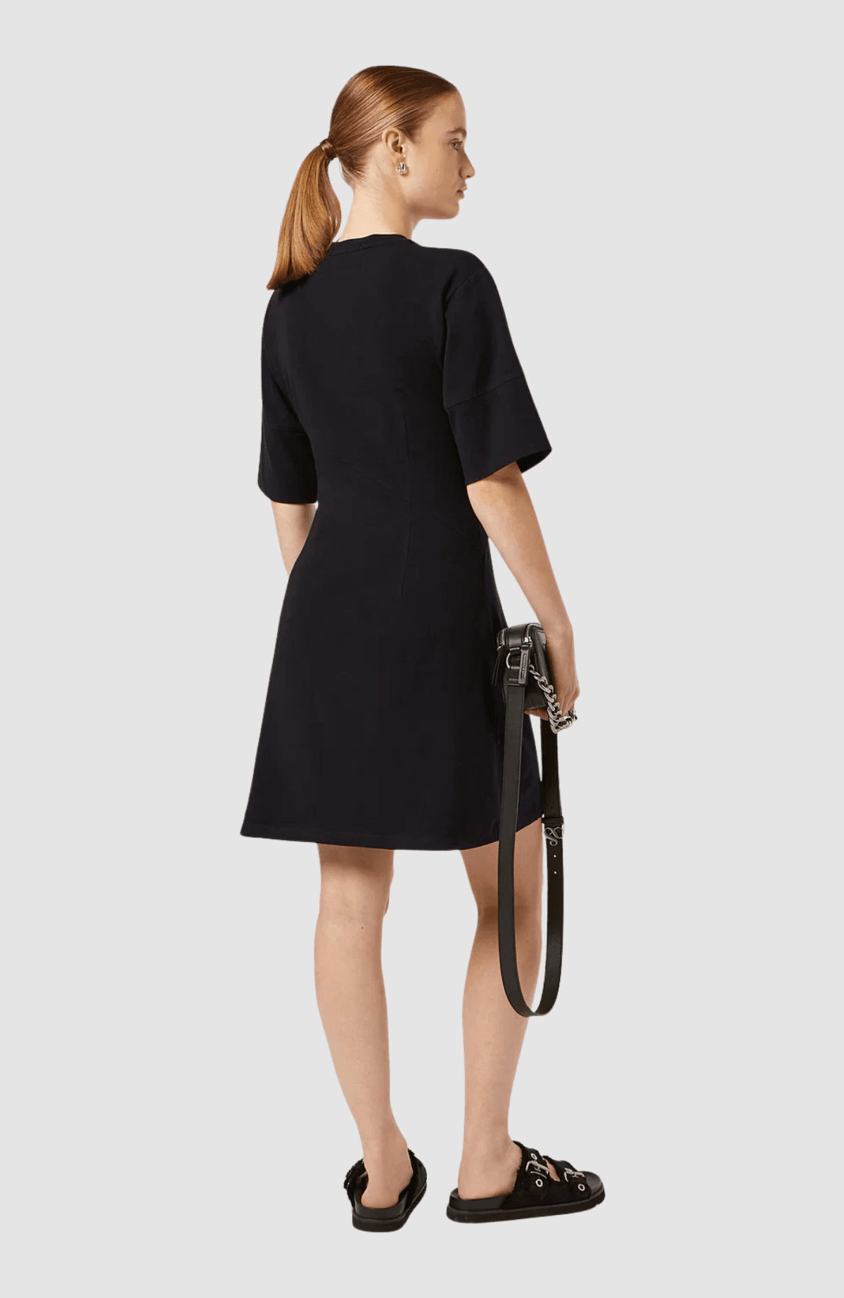 Artwork jersey t-shirt dress