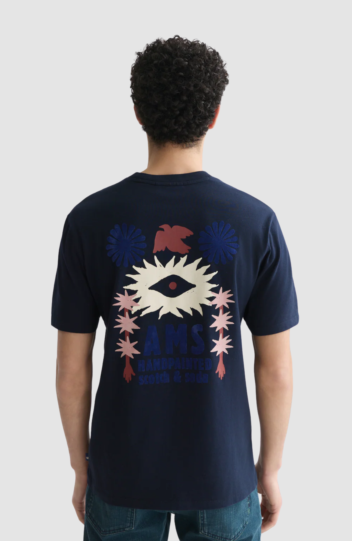 Front And Back Artwork Relaxed-Fit T-Shirt