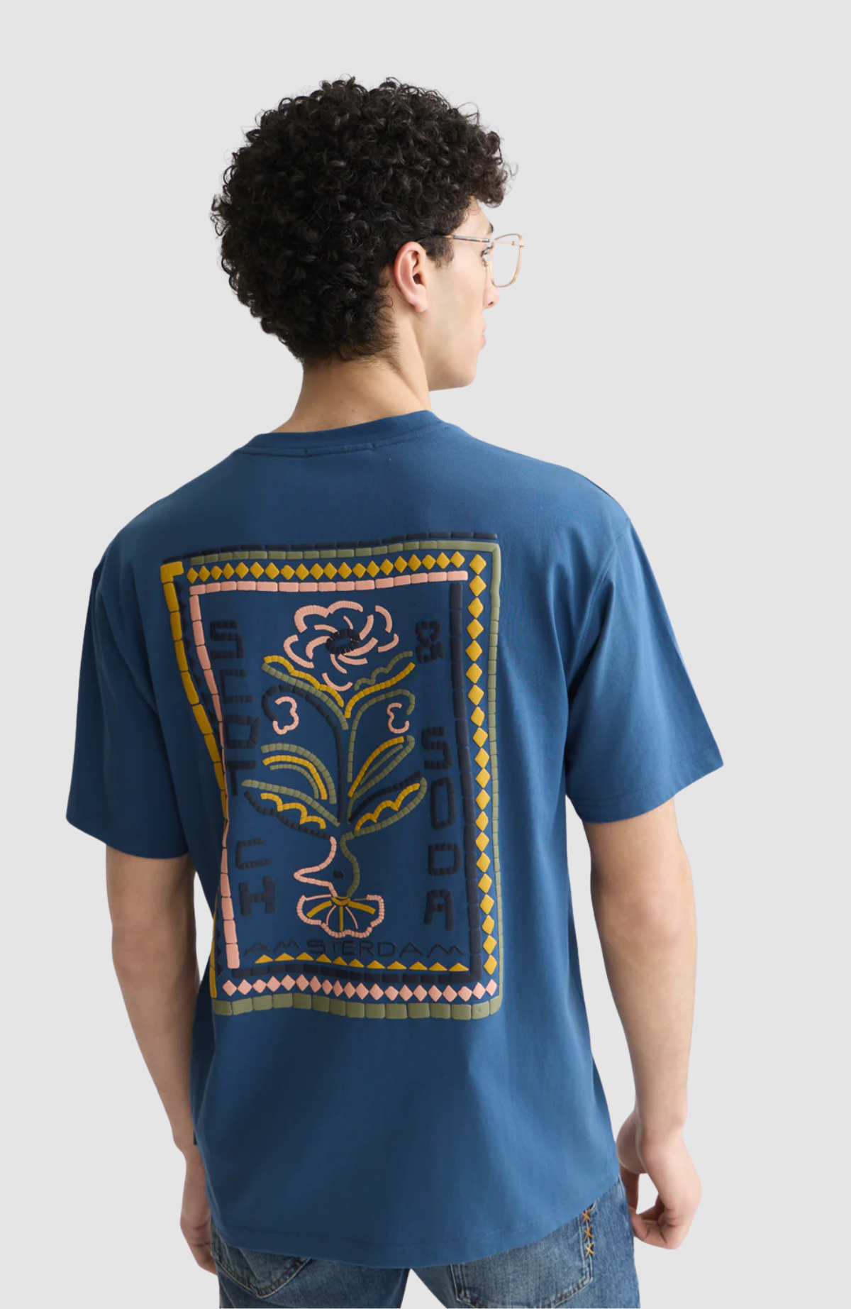 Front And Back Artwork Relaxed-Fit T-Shirt