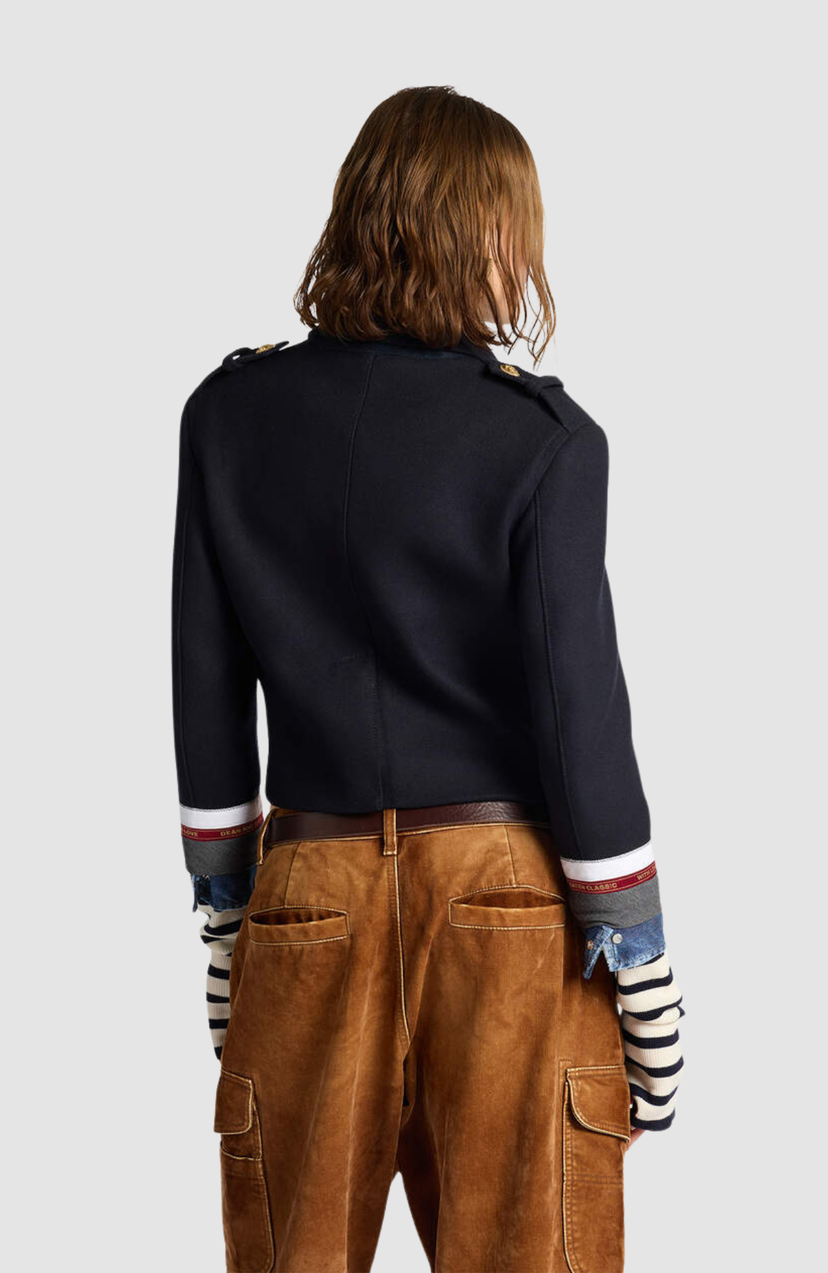 Hybrid Wool Mix Peacoat