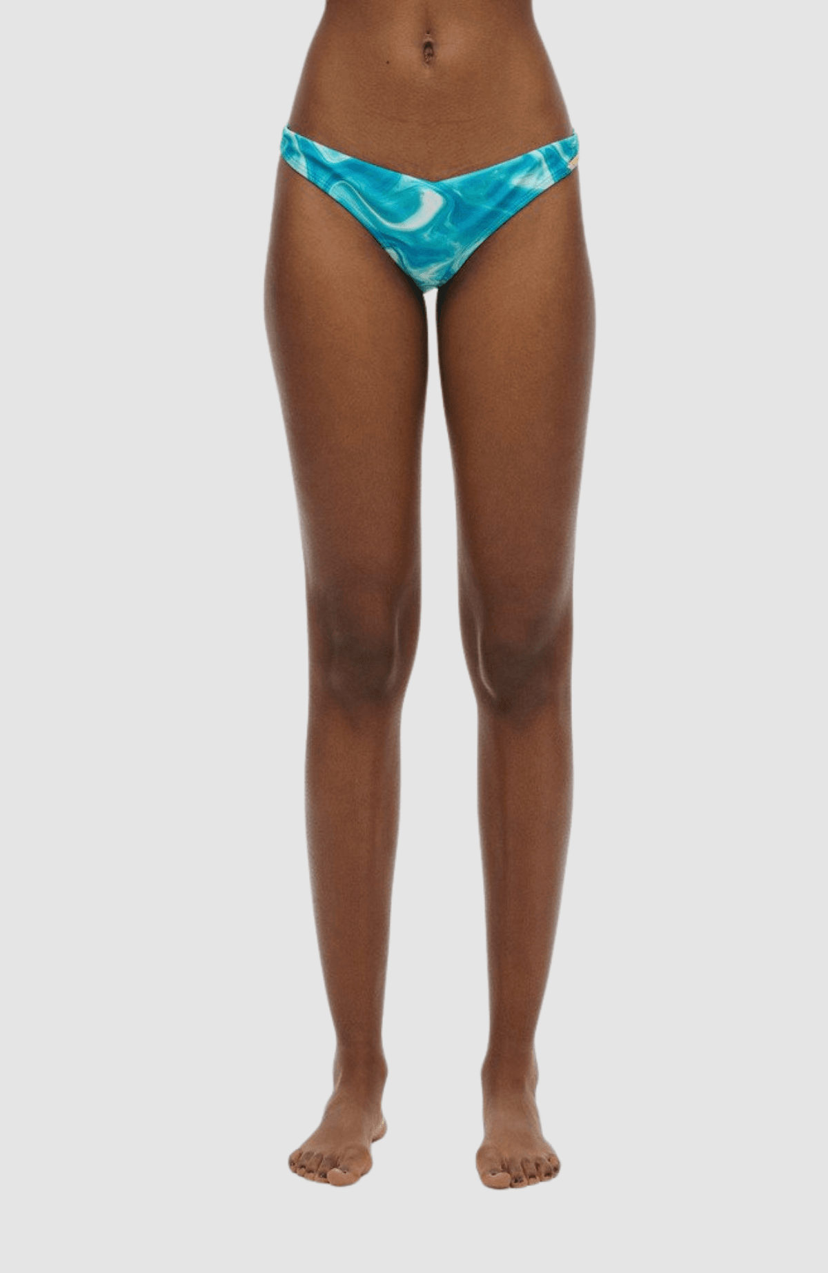 Print Cheeky Bikini Bottoms