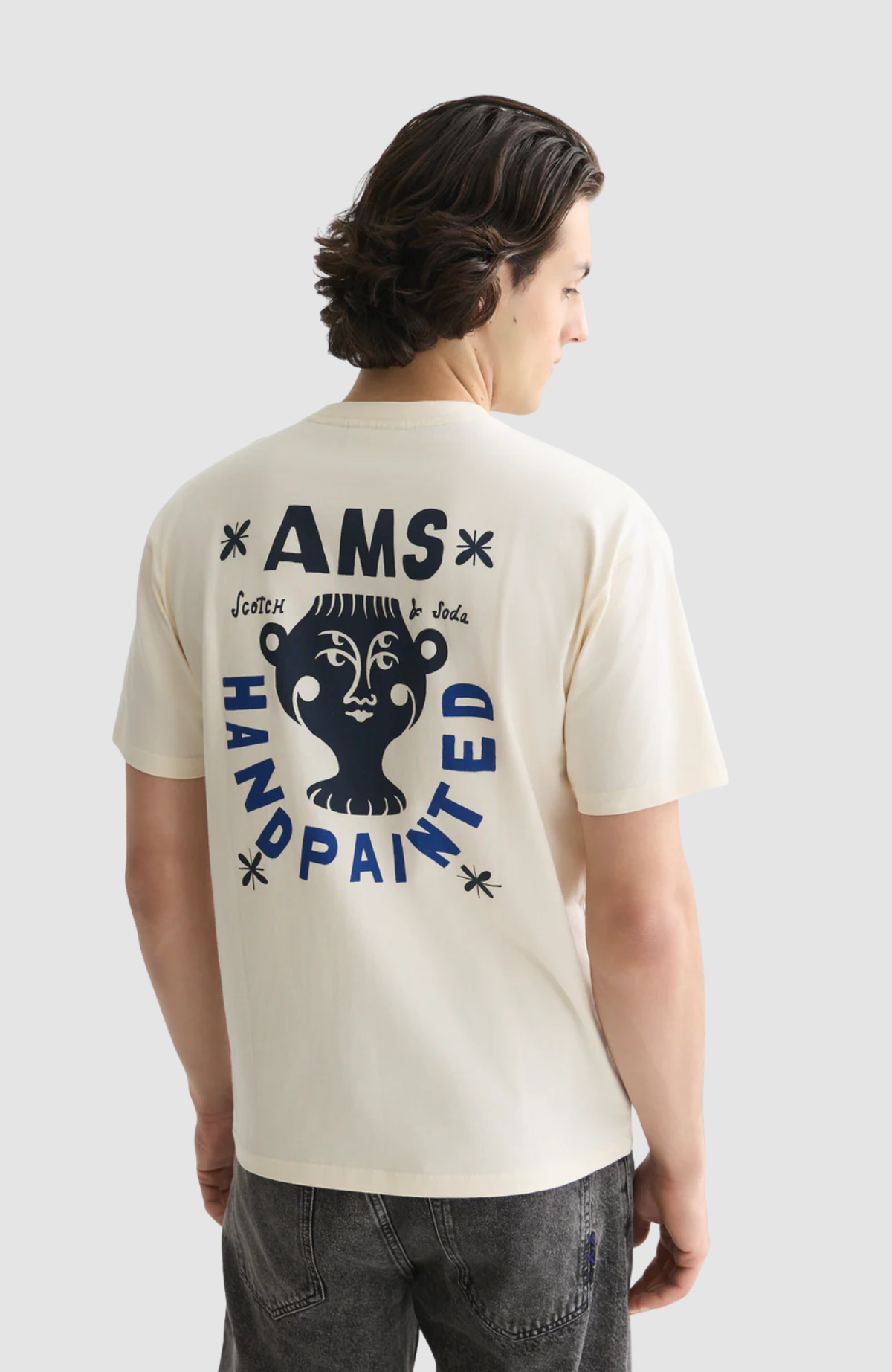 Front And Back Artwork Relaxed-Fit T-Shirt