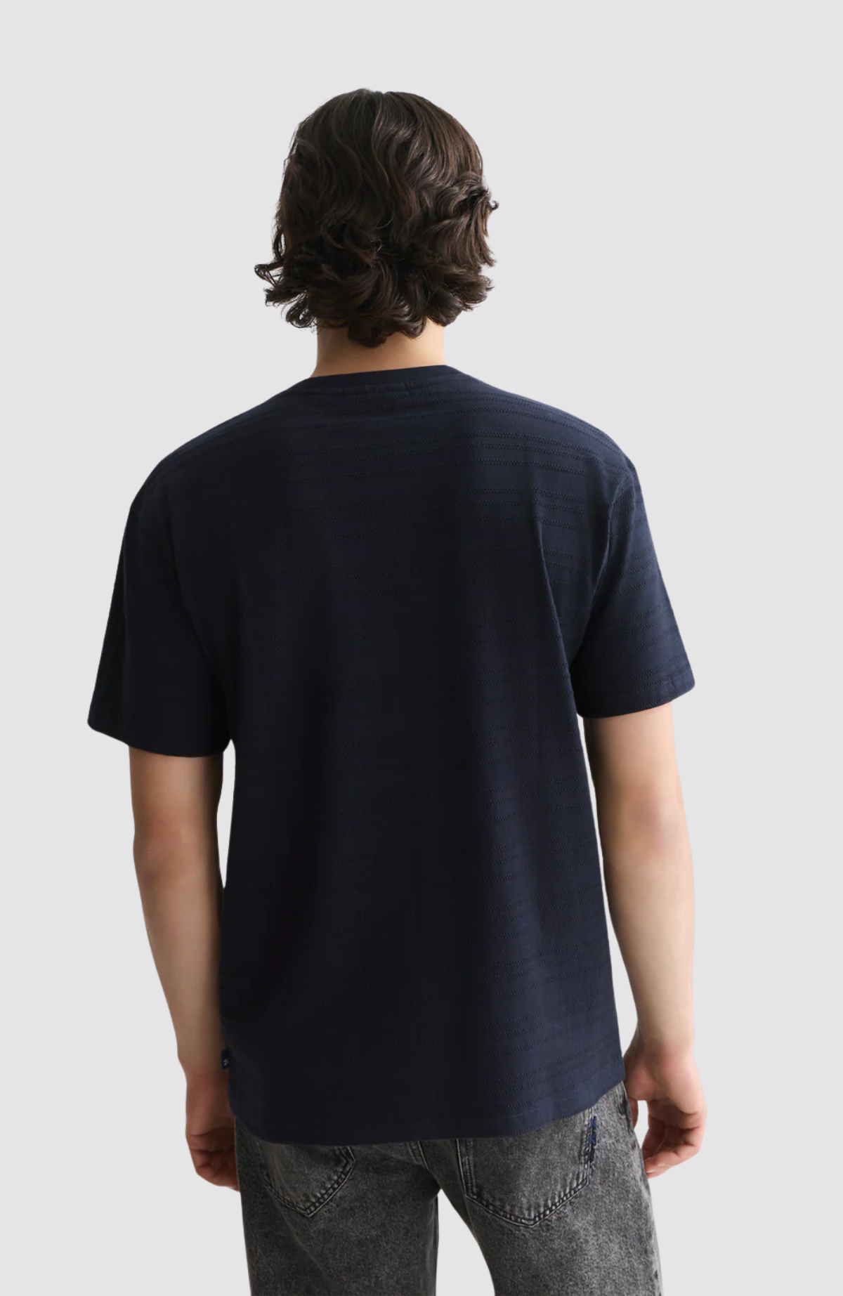 Textured Jacquard Relaxed-Fit T-Shirt