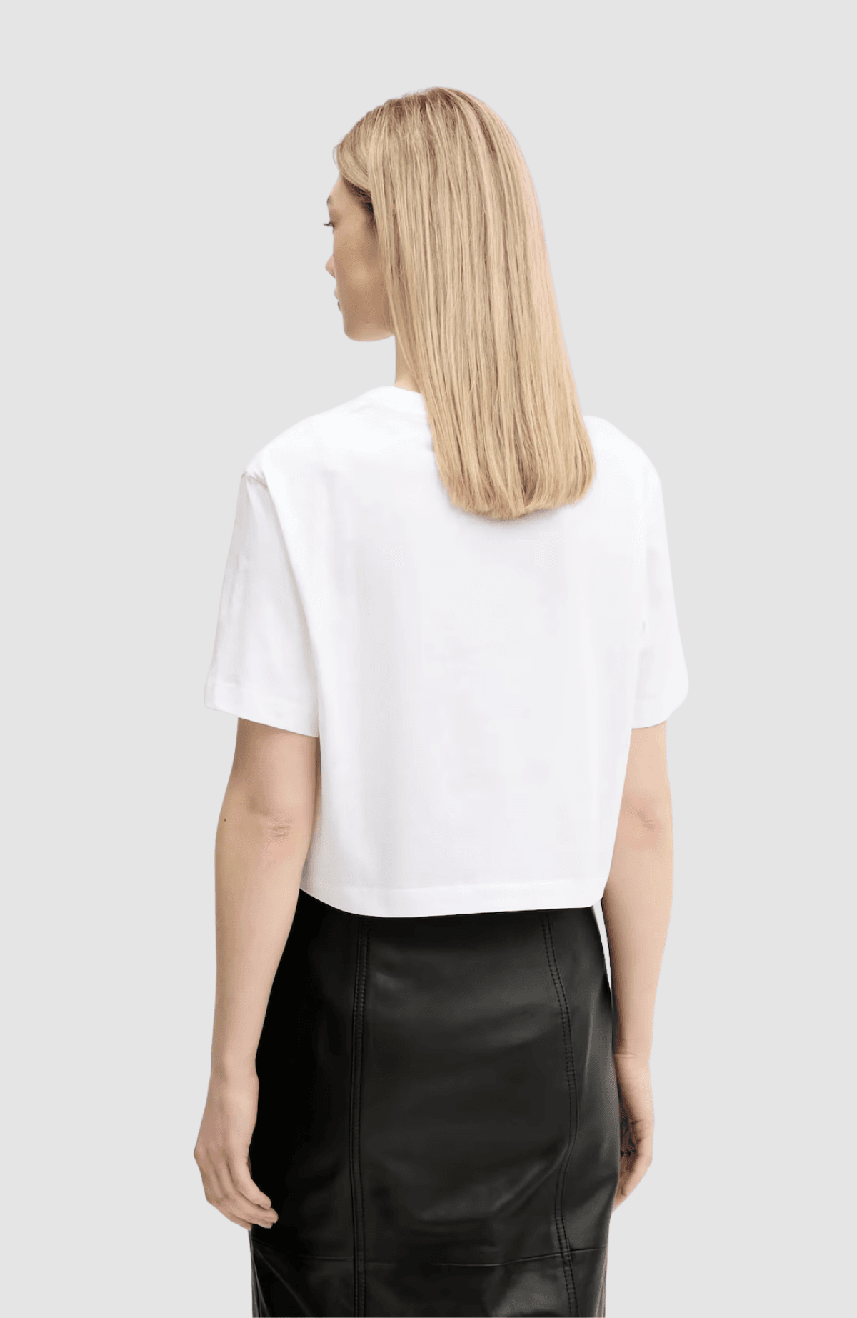 Klj Regular Cropped Flower Tee